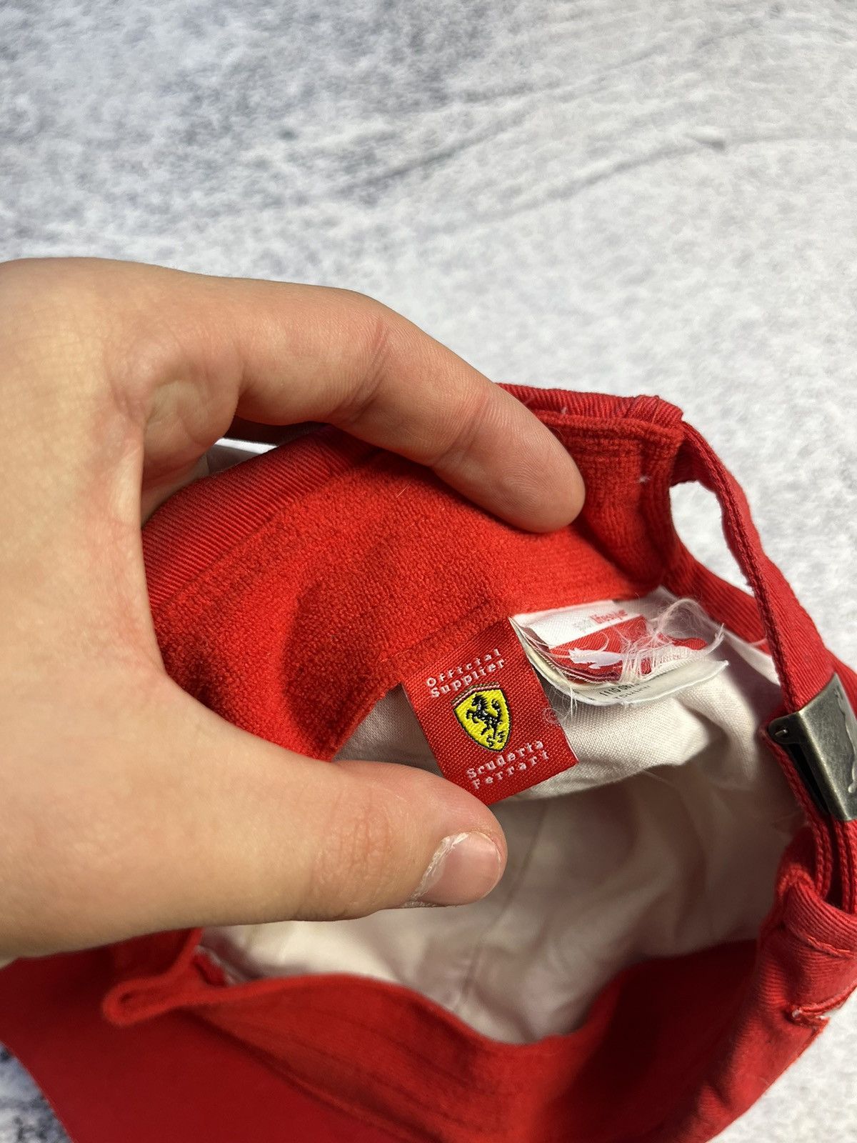 Ferrari Vintage Puma Scuderia Ferrari Santander Cap Y2K Size ONE SIZE - 12 Thumbnail
