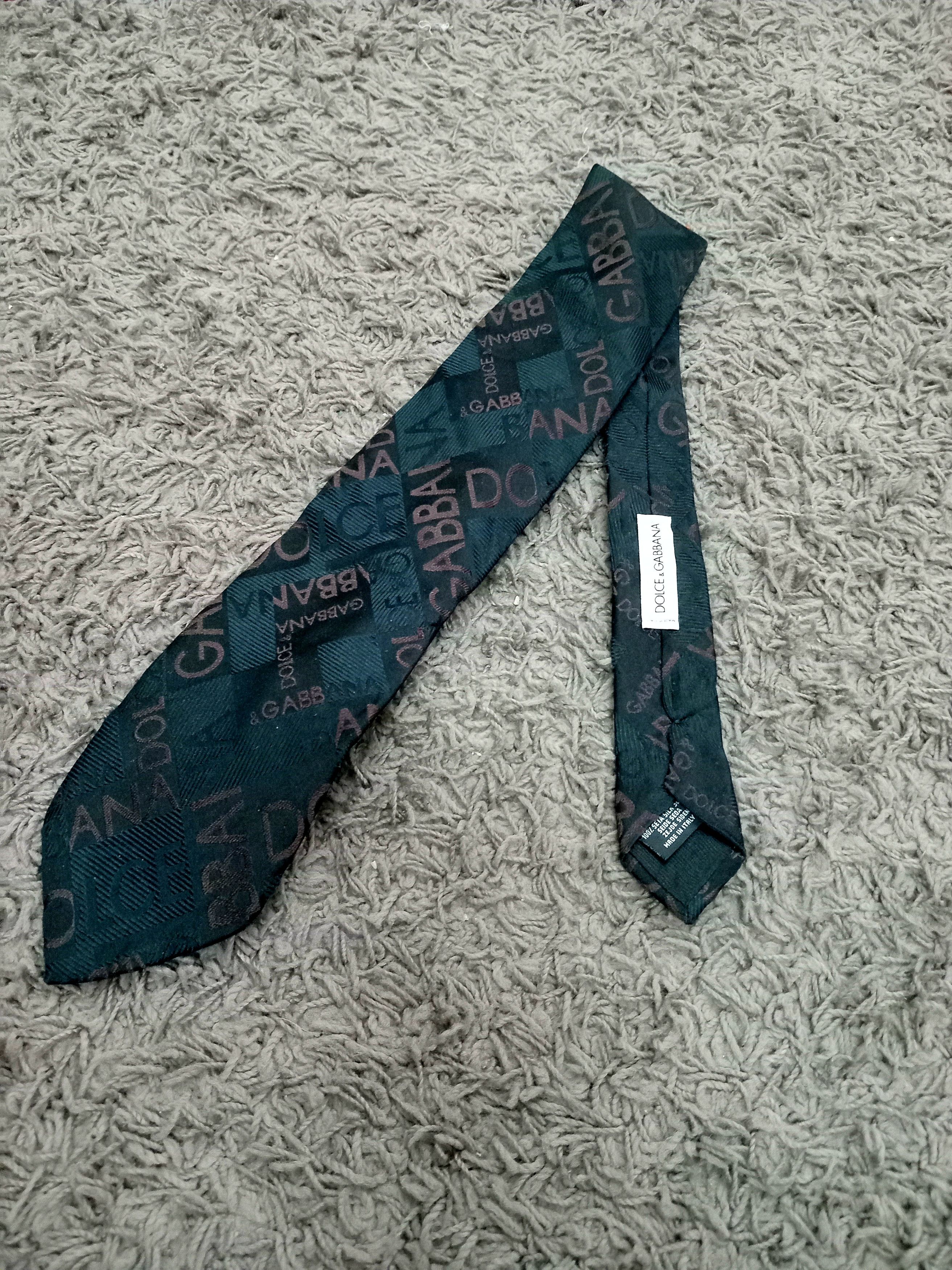 Dolce & Gabbana Dolce & Gabbana Monogram Tie Size ONE SIZE - 6 Thumbnail