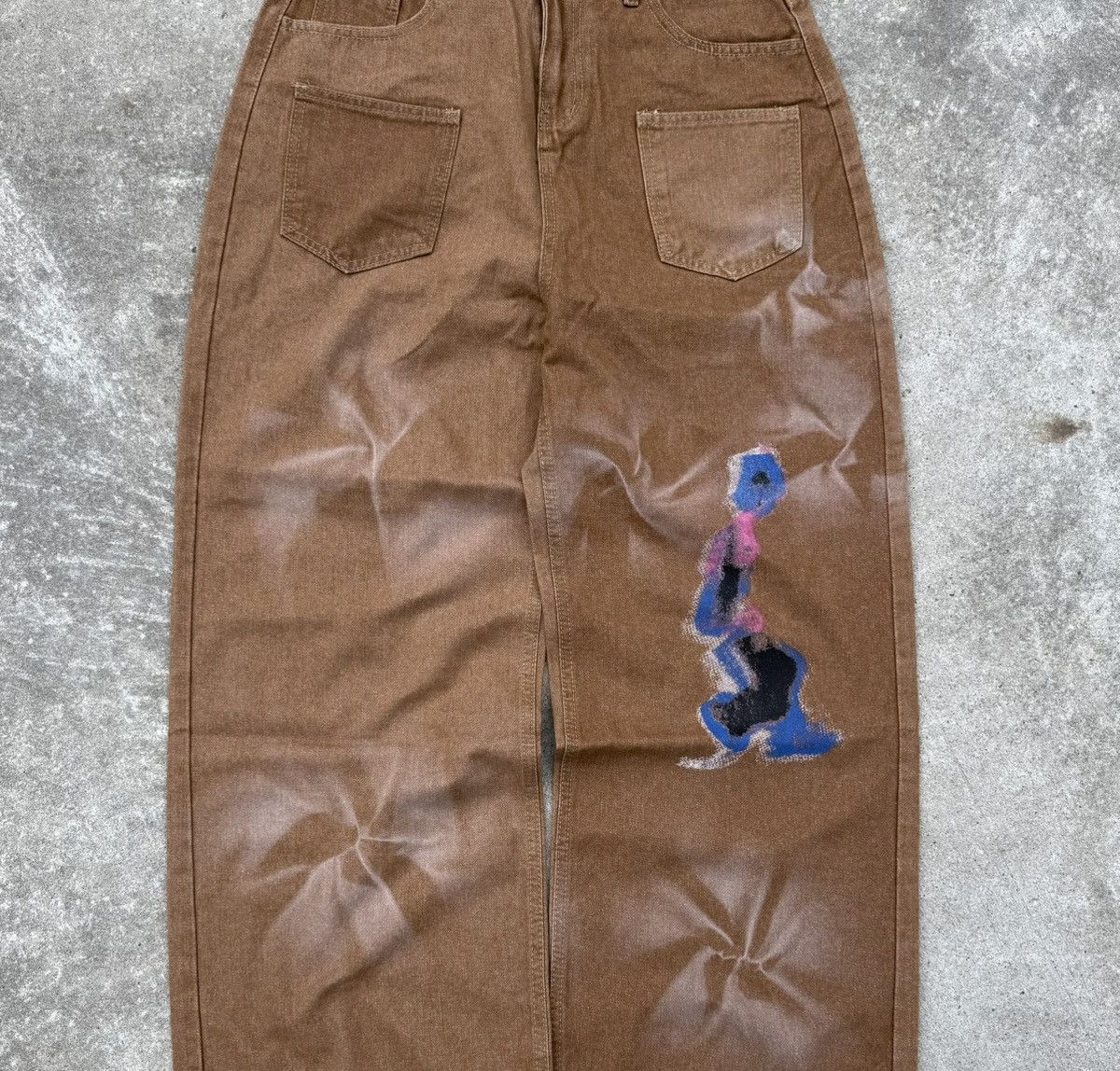 Other Vintage Y2K avantgarde streetwear buggy wide oversized jeans Size US 32 / EU 48 - 5 Thumbnail