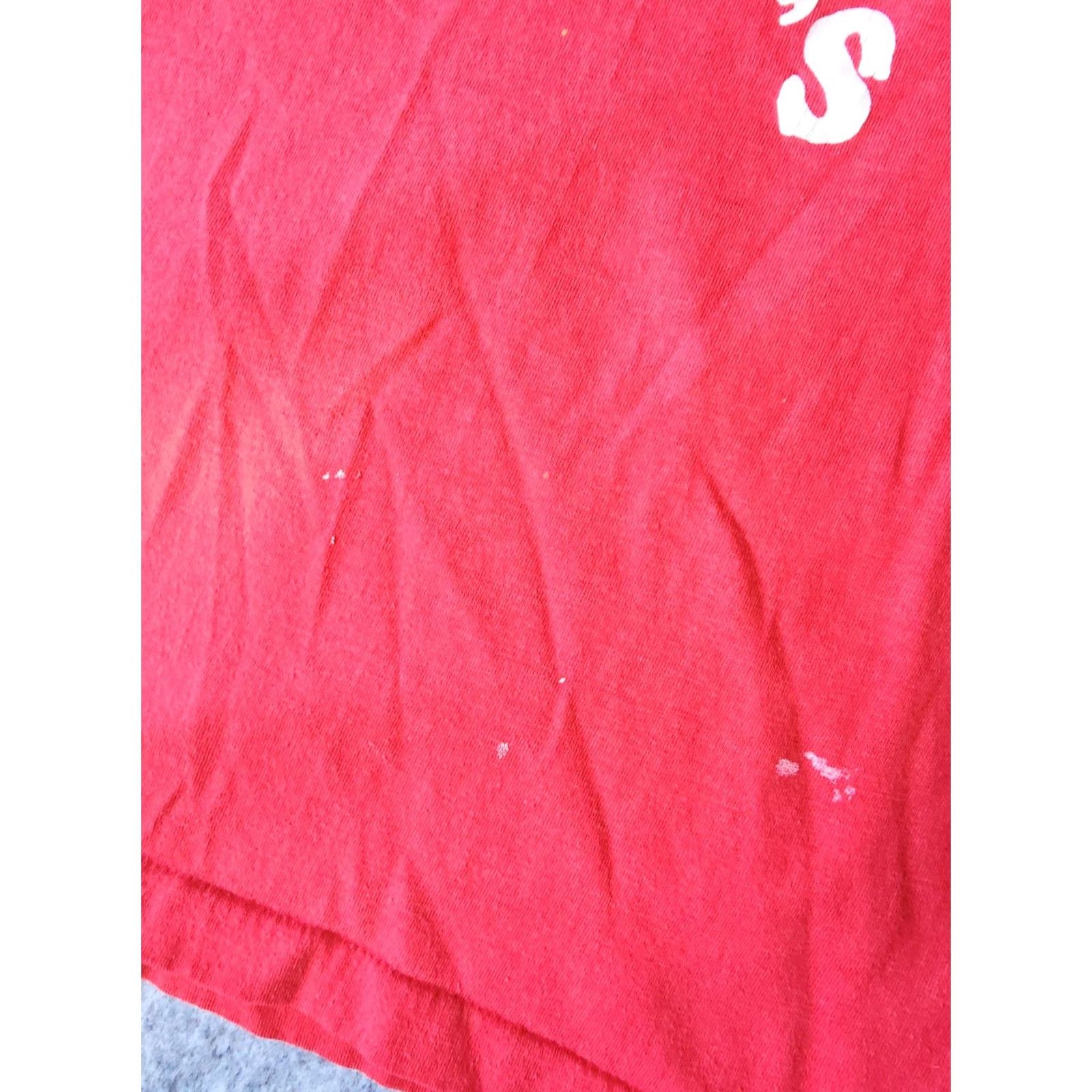 Vintage VINTAGE Single Figaro's Barbershop Shirt Single Stitch L Made In USA Shirt Red Mens L Size US L / EU 52-54 / 3 - 7 Thumbnail