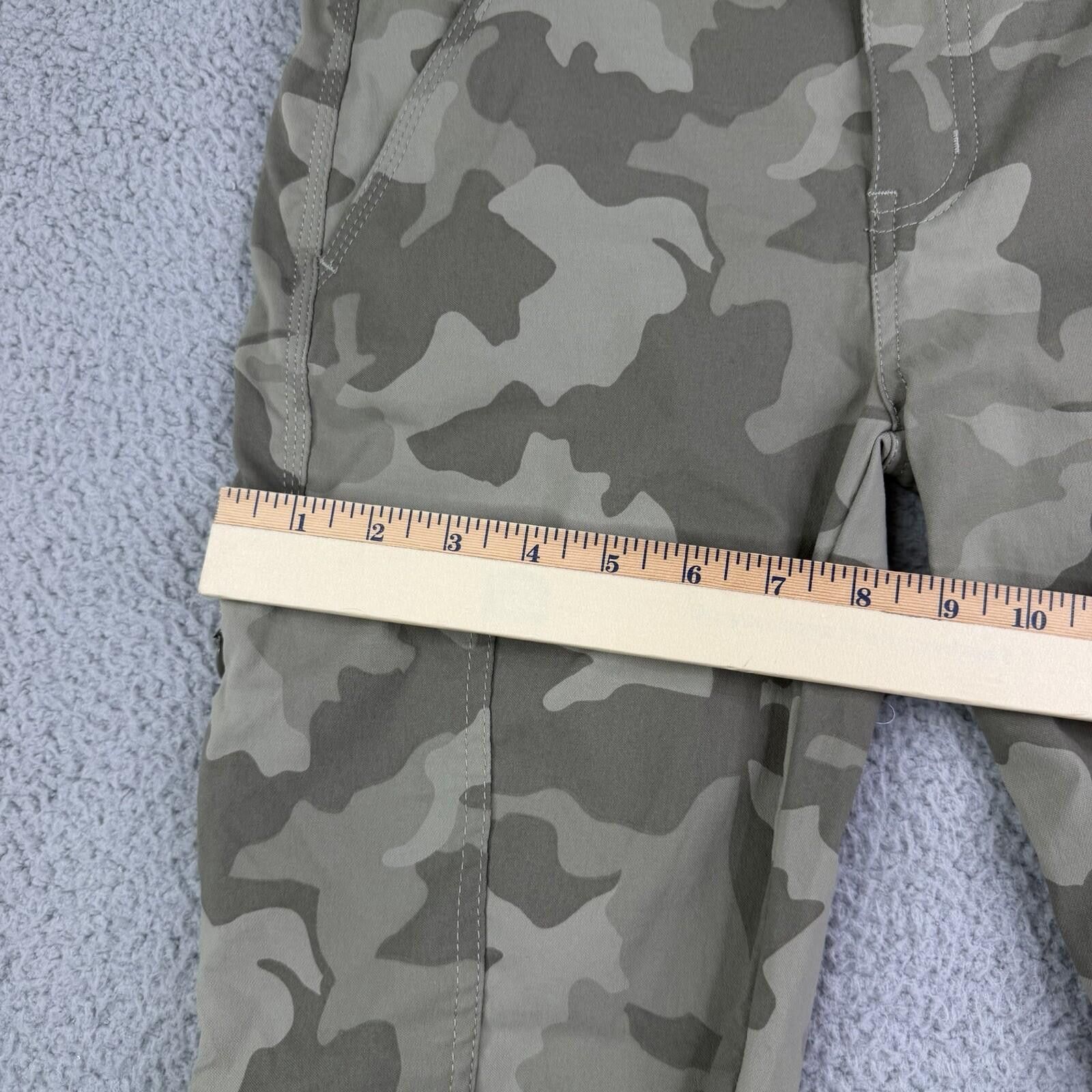 Prana Prana Halle Green Camo Joggers Women's 0 (28x26) Flap Pocket Size 25" / US 0 / IT 36 - 8 Thumbnail