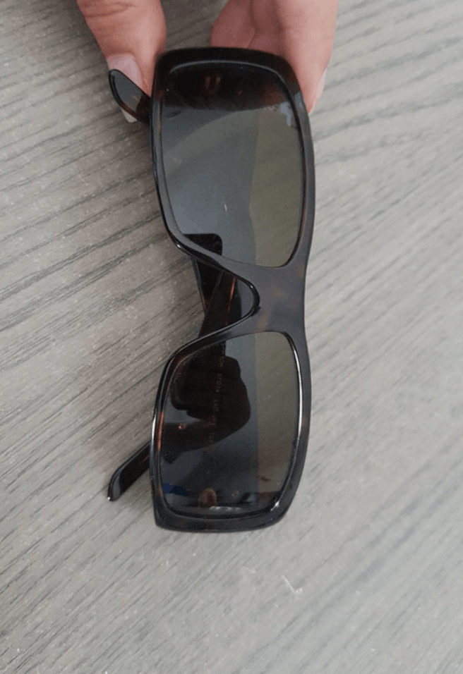 Prada × Vintage PRADA Sunglasses Rectangle Wrap Shield Star Flame Size ONE SIZE - 2 Thumbnail