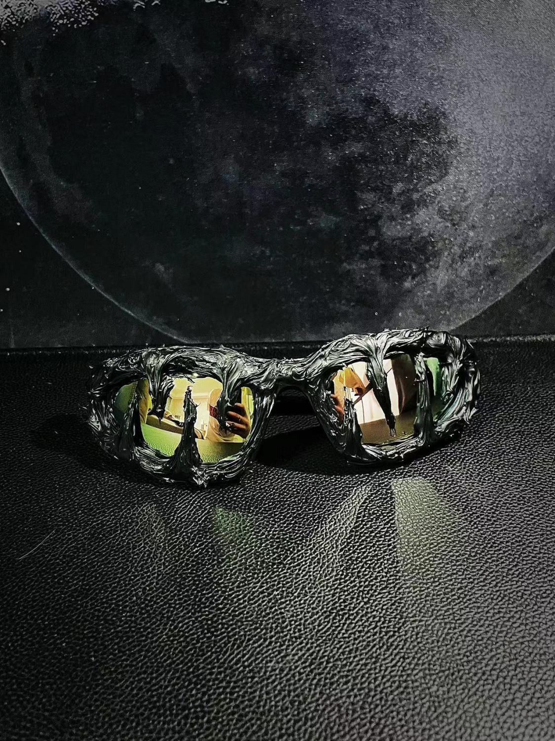 Electric Visual Crazy Street ins style custom avant-garde sunglasses Size ONE SIZE - 3 Thumbnail