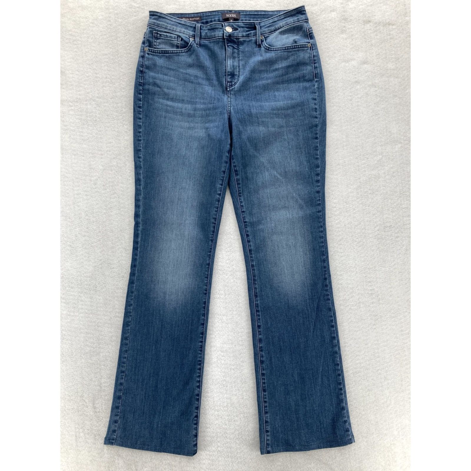 NYDJ NYDJ Jeans Womens 10 Barbara Bootcut Lift Tuck Stretch Denim Mid Rise Blue Bootcut Jeans Womens 10 NYDJ Barbara Bootcut Size 32" / US 10 / IT 46 - 2 Thumbnail