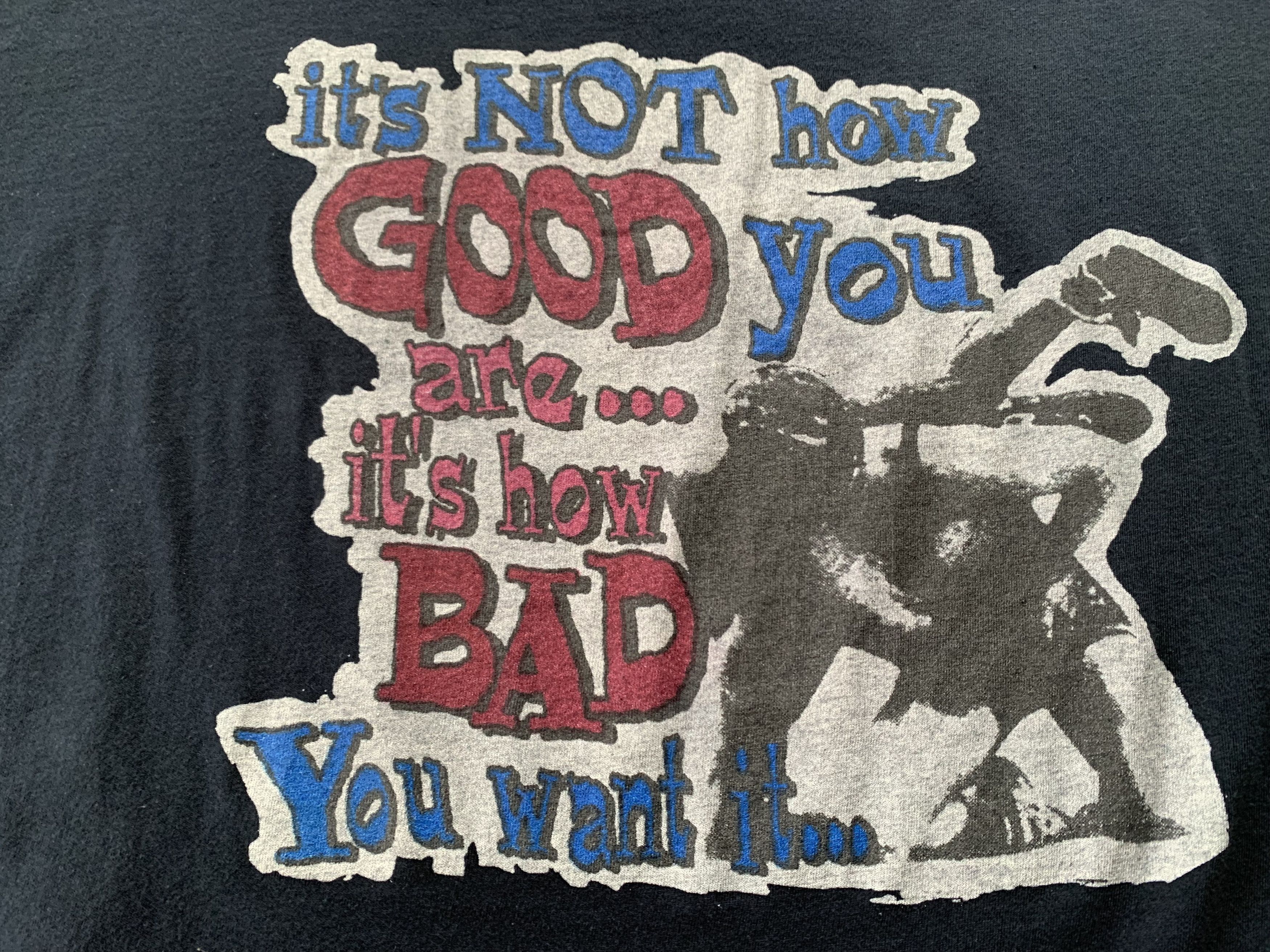 Vintage × WWE × WWF Rare Wrestling It's Not How Good You Are T-Shirt Size US XXL / EU 58 / 5 - 6 Thumbnail