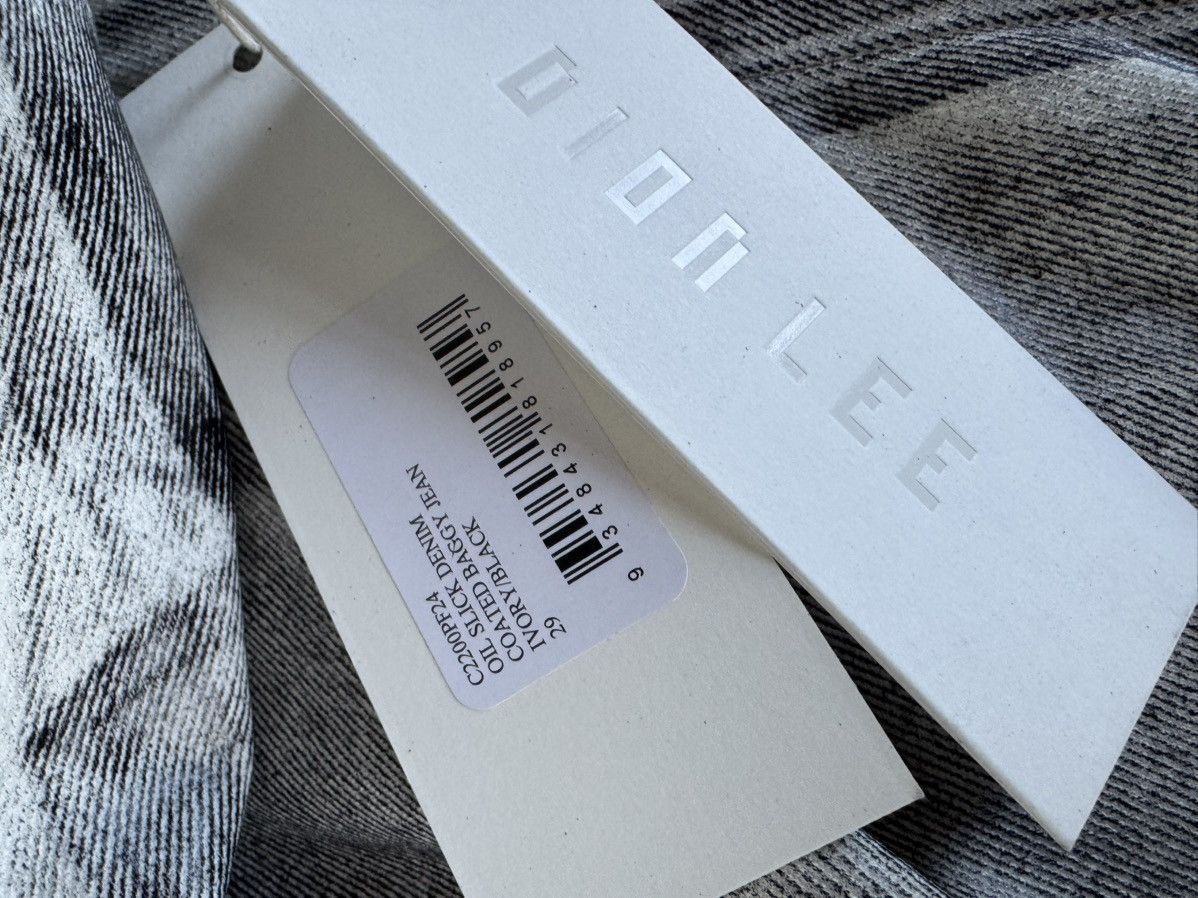 Dion Lee Coated Baggy Jeans