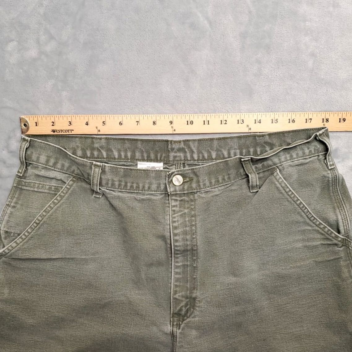 Carhartt VINTAGE Carhartt Shorts Mens 38 Moss Green Canvas Carpenter Work Cargo B25 MOS Size US 38 / EU 54 - 7 Thumbnail