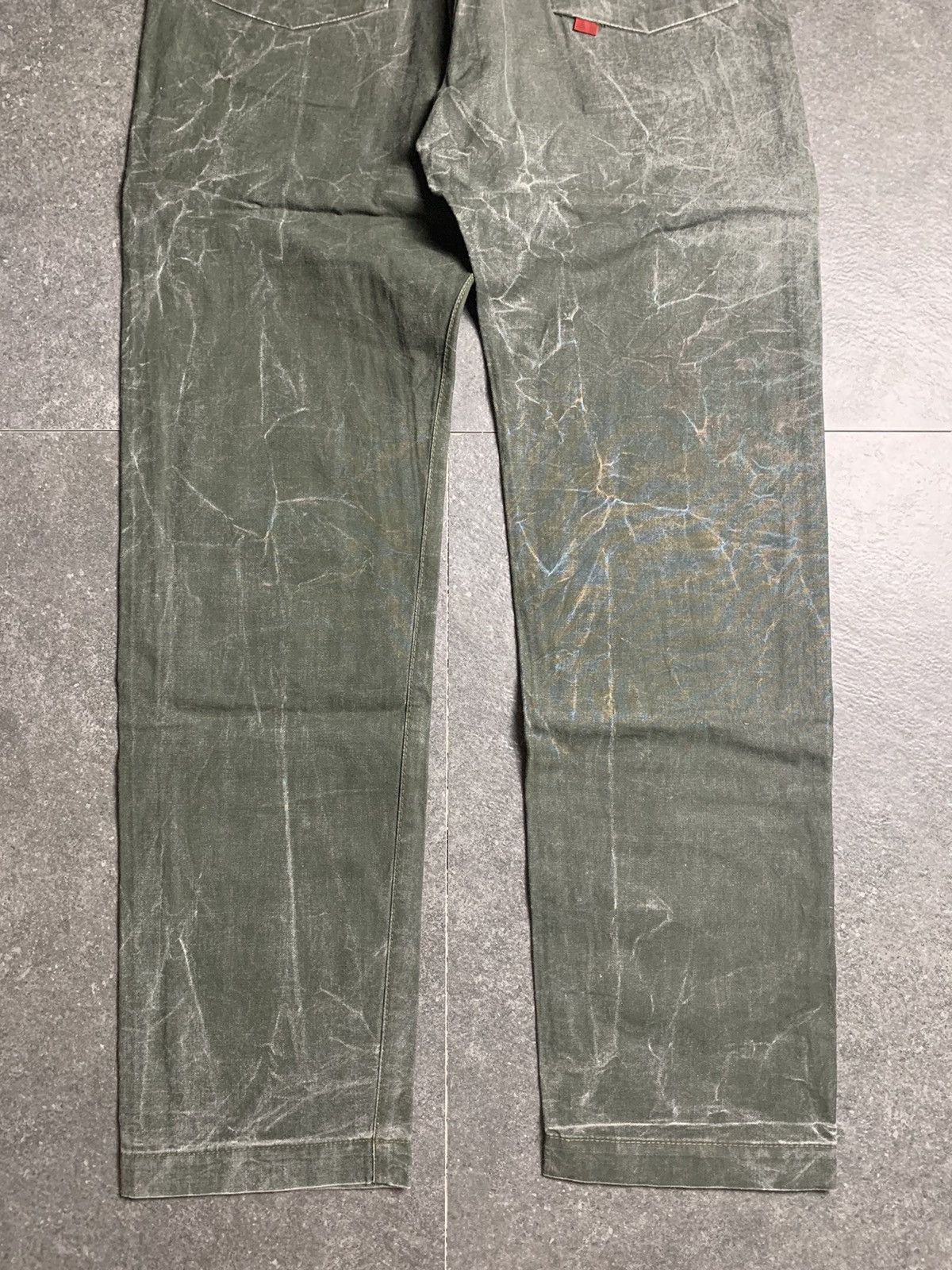 Japanese Brand 2000s ByeMRT Paris Acid Wash Pants Size US 30 / EU 46 - 12 Thumbnail