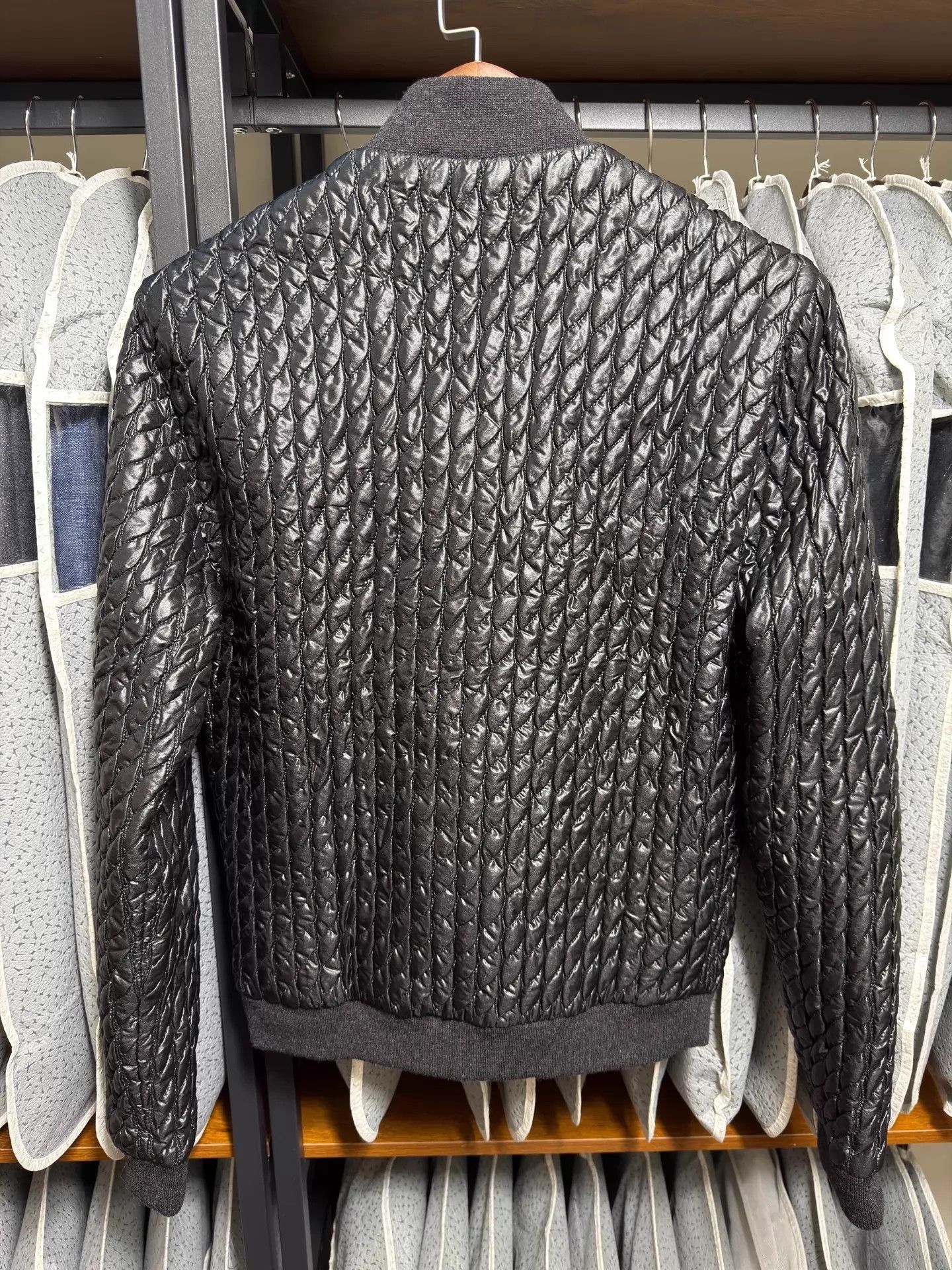 Dolce & Gabbana Black Quilted er Jacket Size M Size US XXS / EU 40 - 2 Thumbnail