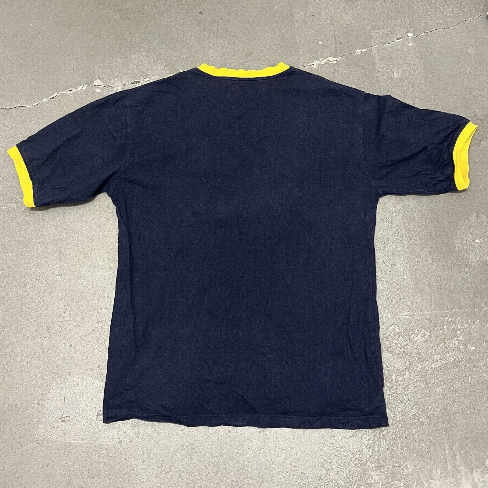 Mecca Vintage 2000’s Y2K Mecca Jeans SS Graphic T-shirt XL Navy Size US XL / EU 56 / 4 - 9 Thumbnail