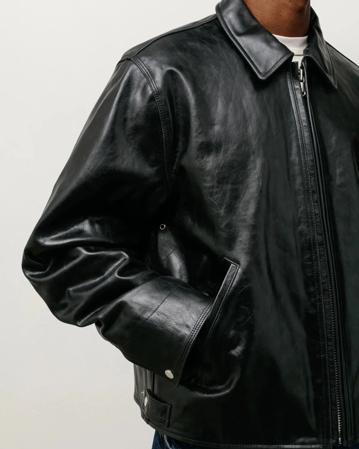 Stussy Leather Garage Jacket Size US L / EU 52-54 / 3 - 3 Thumbnail