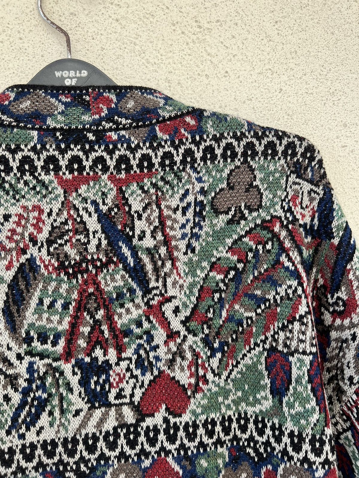 Missoni Vintage Missoni Italy Poker Card Knitwear Wool Sweater Size US M / EU 48-50 / 2 - 12 Thumbnail
