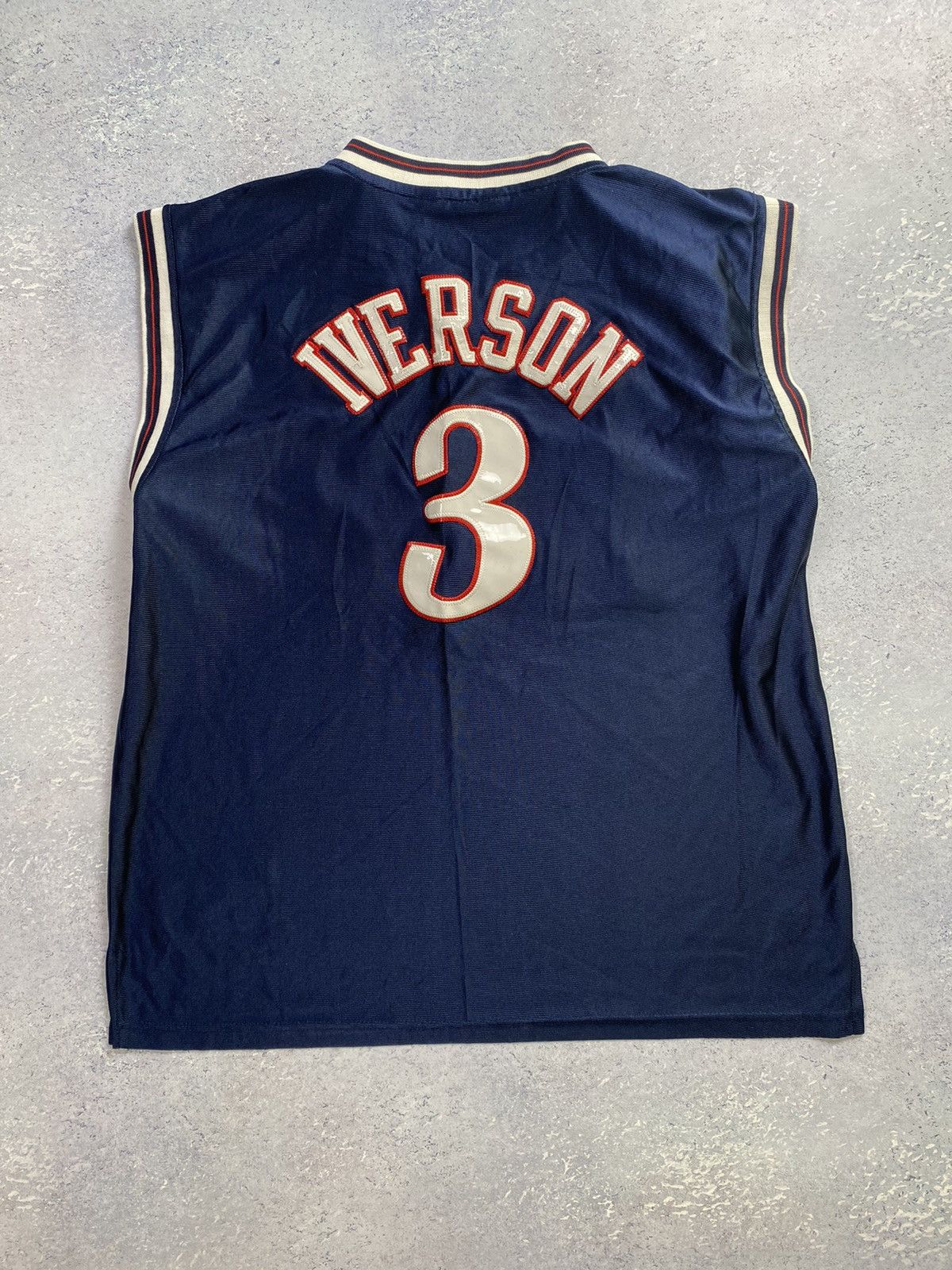 NBA Harwood Classic NBA Sixers Iverson #3 Jersey Size US XL / EU 56 / 4 - 5 Thumbnail
