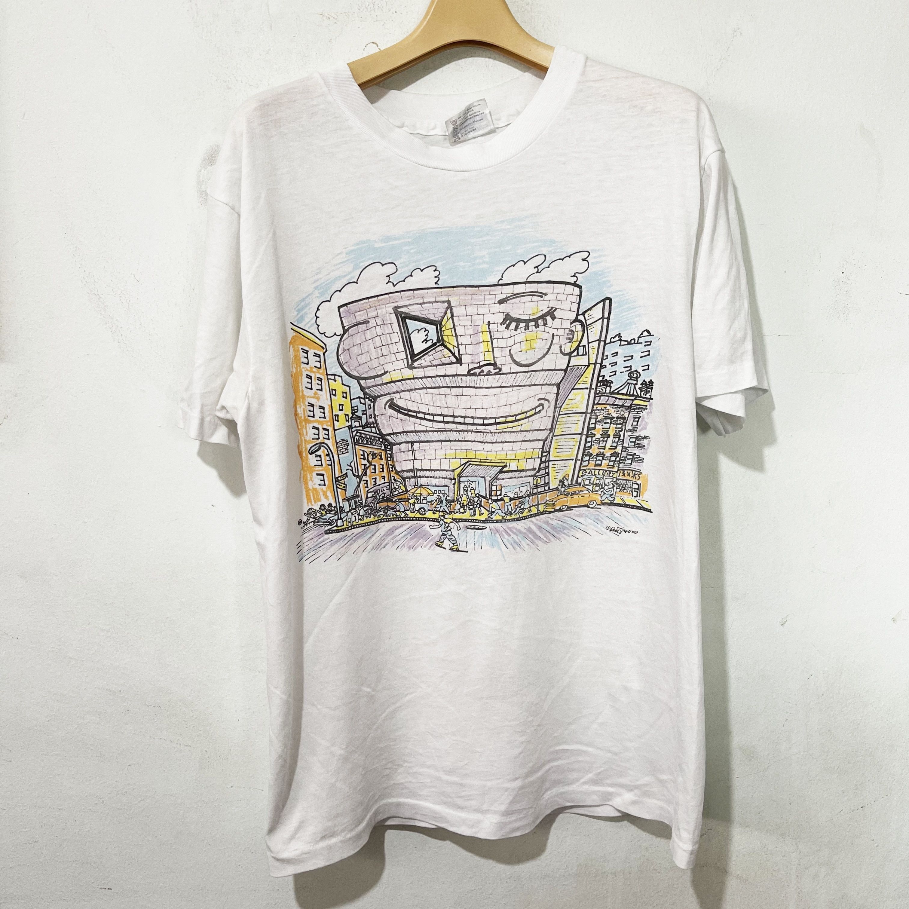 Vintage intage 1987 Red Grooms Exhibition T-Shirt Size US M / EU 48-50 / 2 - 1 Thumbnail