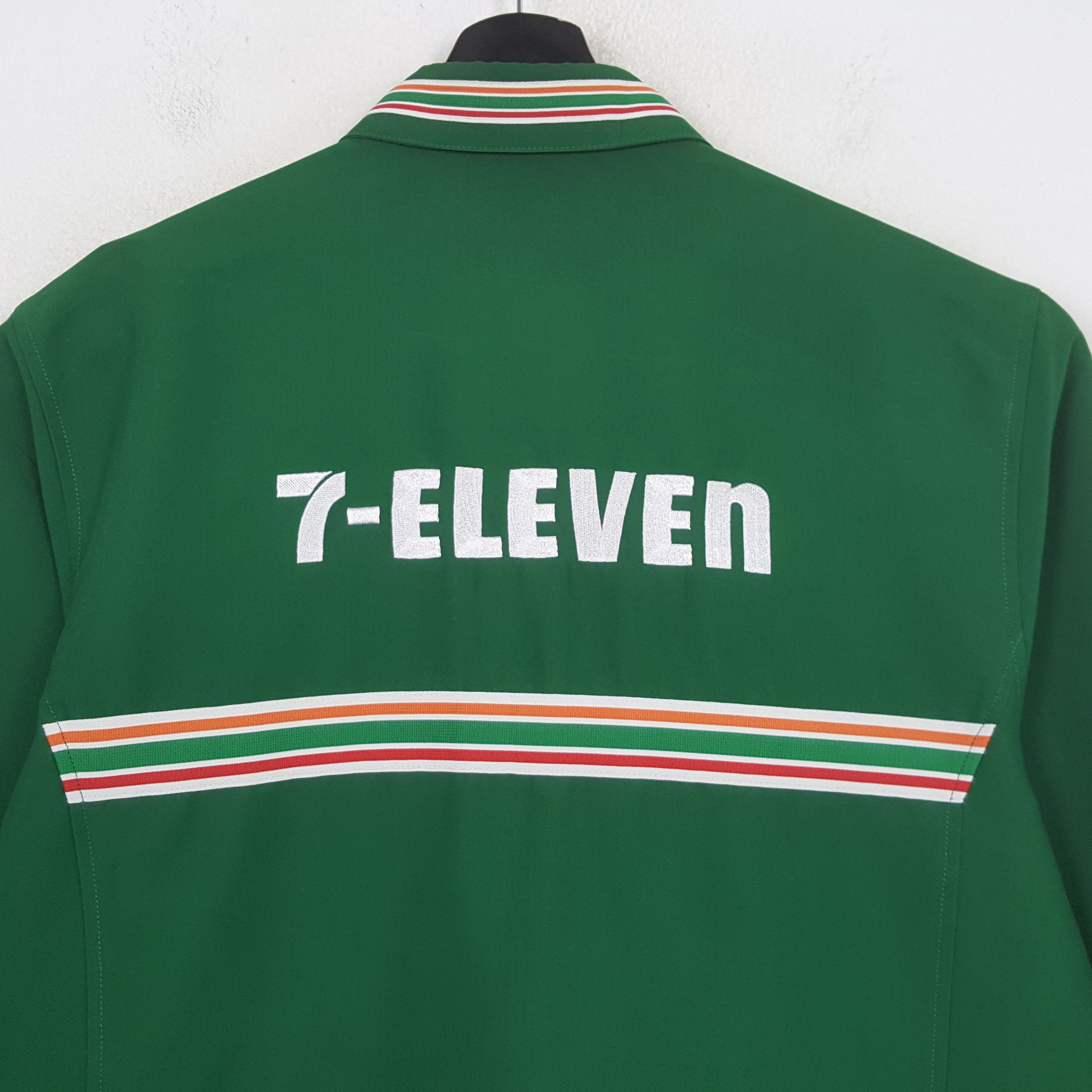 Vintage 7 Eleven Uniform Workwear Jacket C299N57 Size US M / EU 48-50 / 2 - 2 Thumbnail