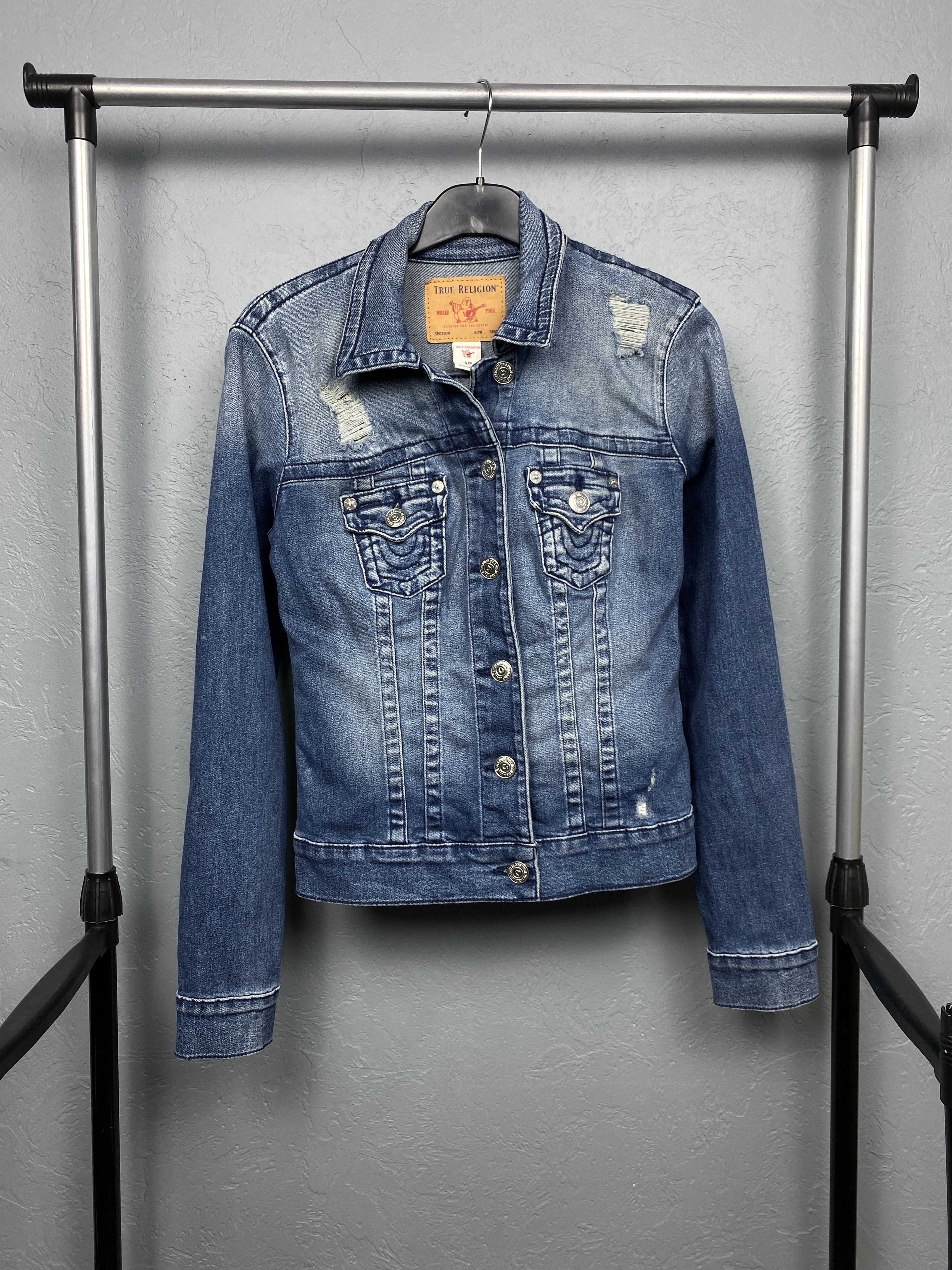 True Religion True Religion Vintage Denim Jacket Y2K Jeans Size S / US 4 / IT 40 - 1 Thumbnail