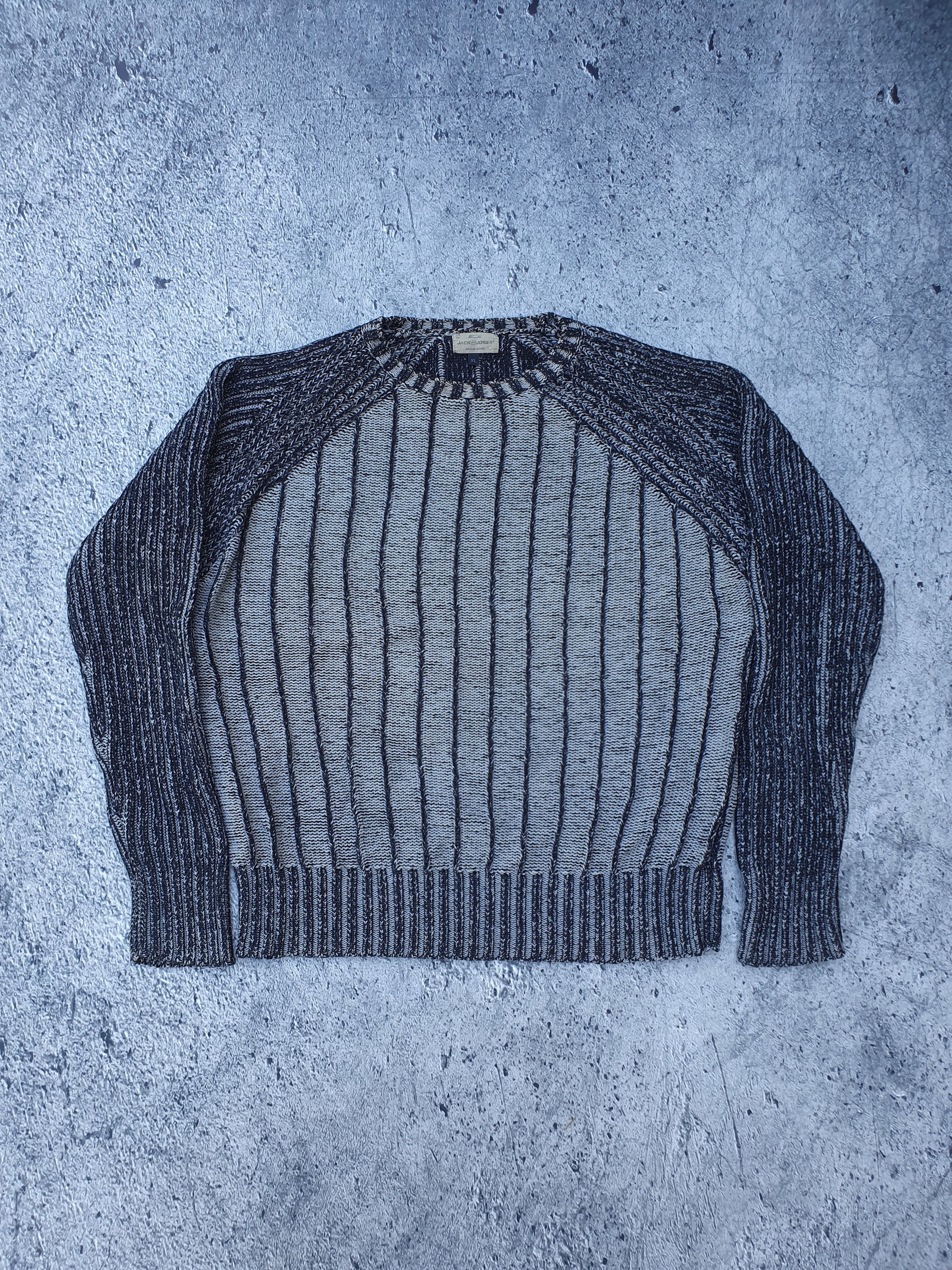 Vintage Y2k ribbed boxy cropped thick knit sweater Size US XL / EU 56 / 4 - 1 Thumbnail