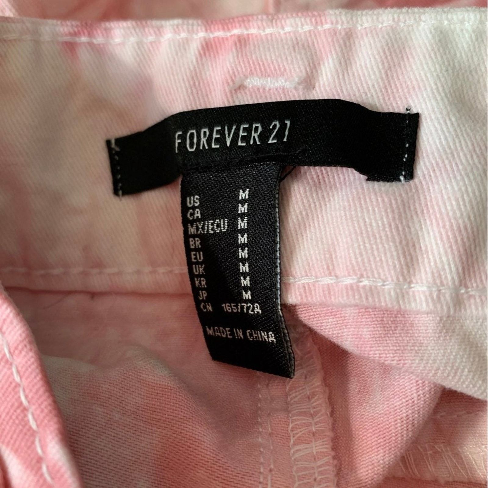 Forever 21 Forever 21 Women's Size Medium Shorts Tie-Dye Pockets NEW Size 28" / US 6 / IT 42 - 3 Thumbnail