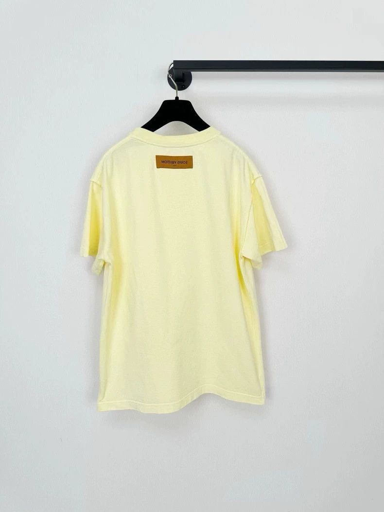 Louis Vuitton Louis Vuitton Short Sleeve Yellow T -2505 Size S / US 4 / IT 40 - 6 Thumbnail