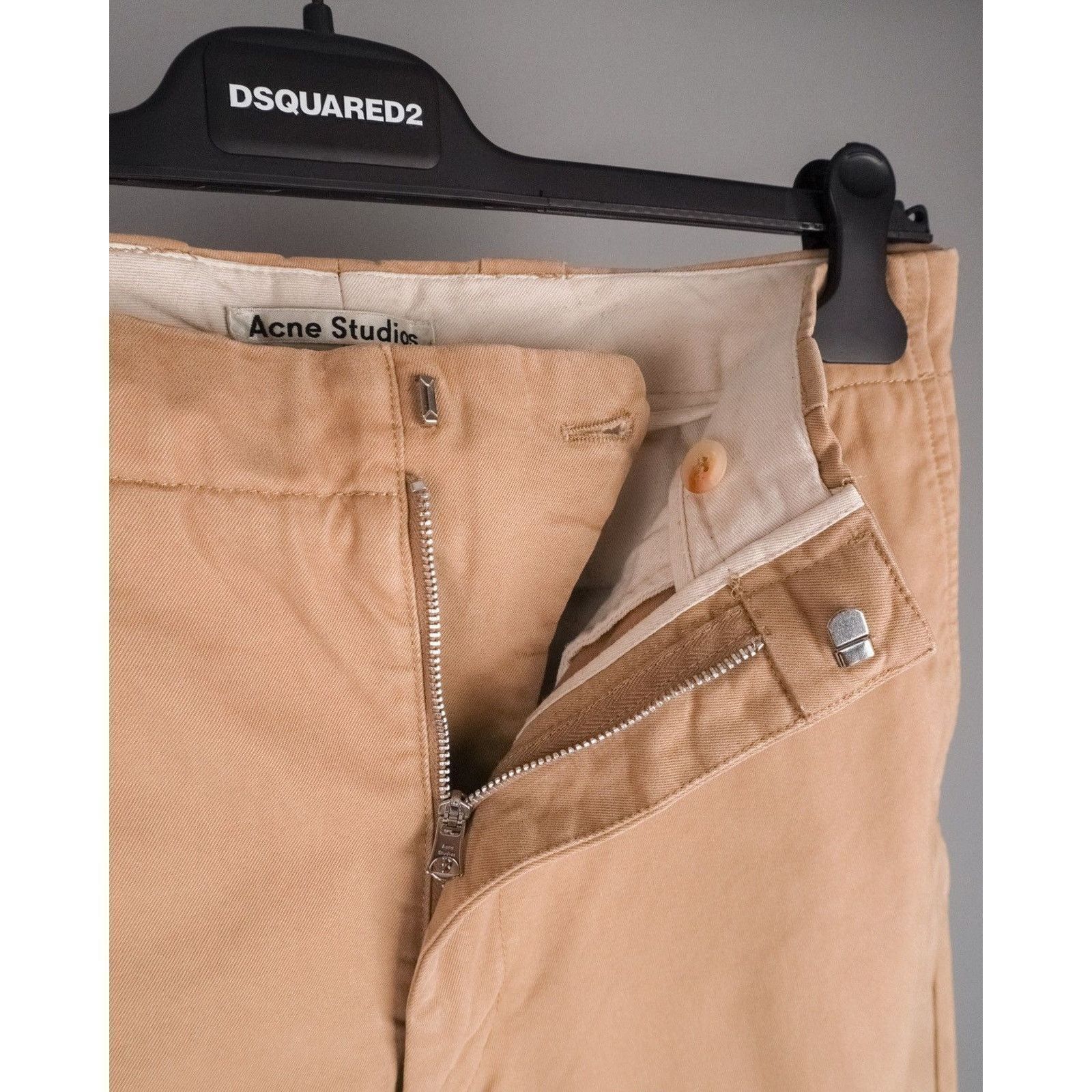 Acne Studios Acne studios 2017 twill beige skinny trousers chino pants Size US 30 / EU 46 - 6 Thumbnail