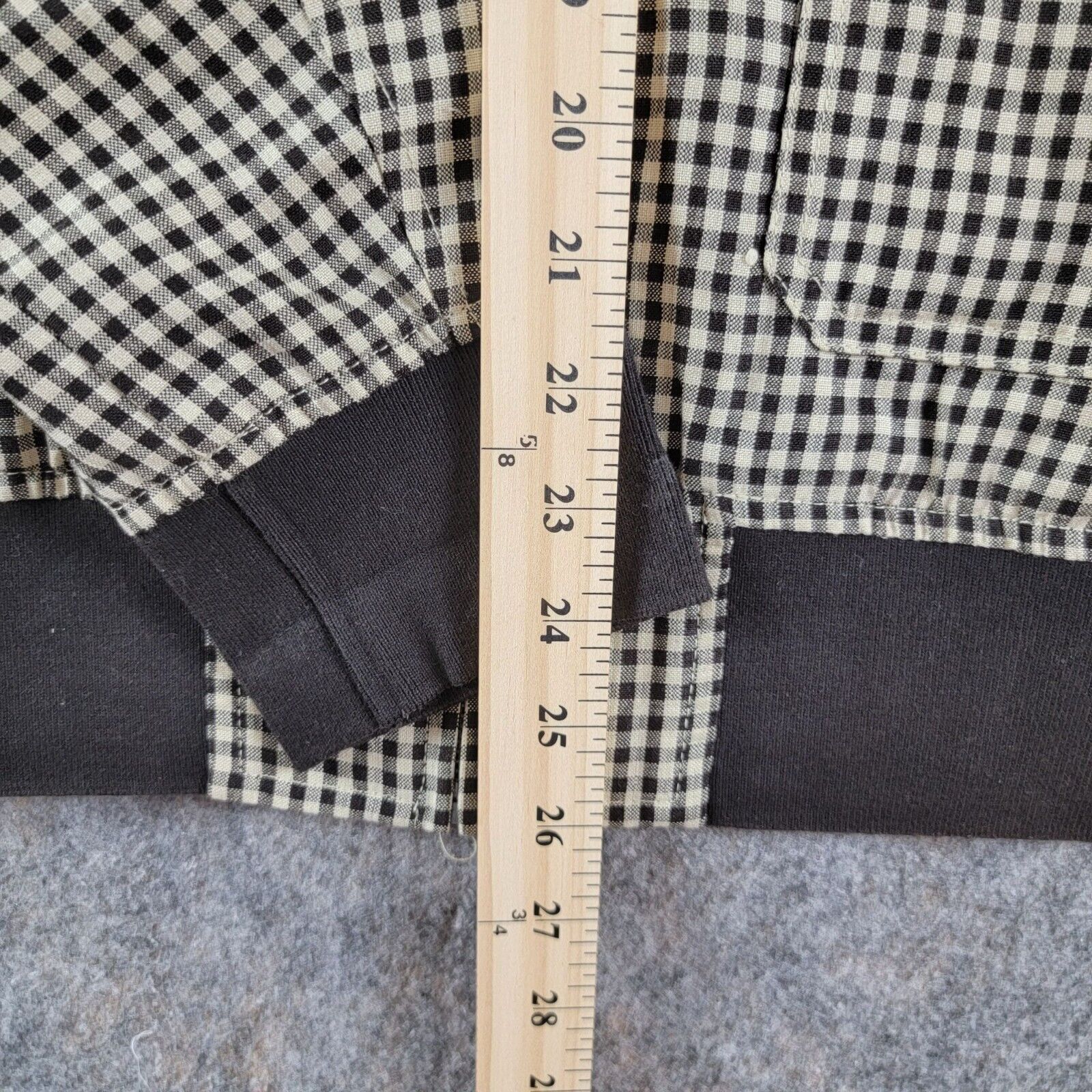 Todd Snyder Todd Snyder Gingham Scooter Bomber Jacket size S Cream Size US S / EU 44-46 / 1 - 14 Thumbnail
