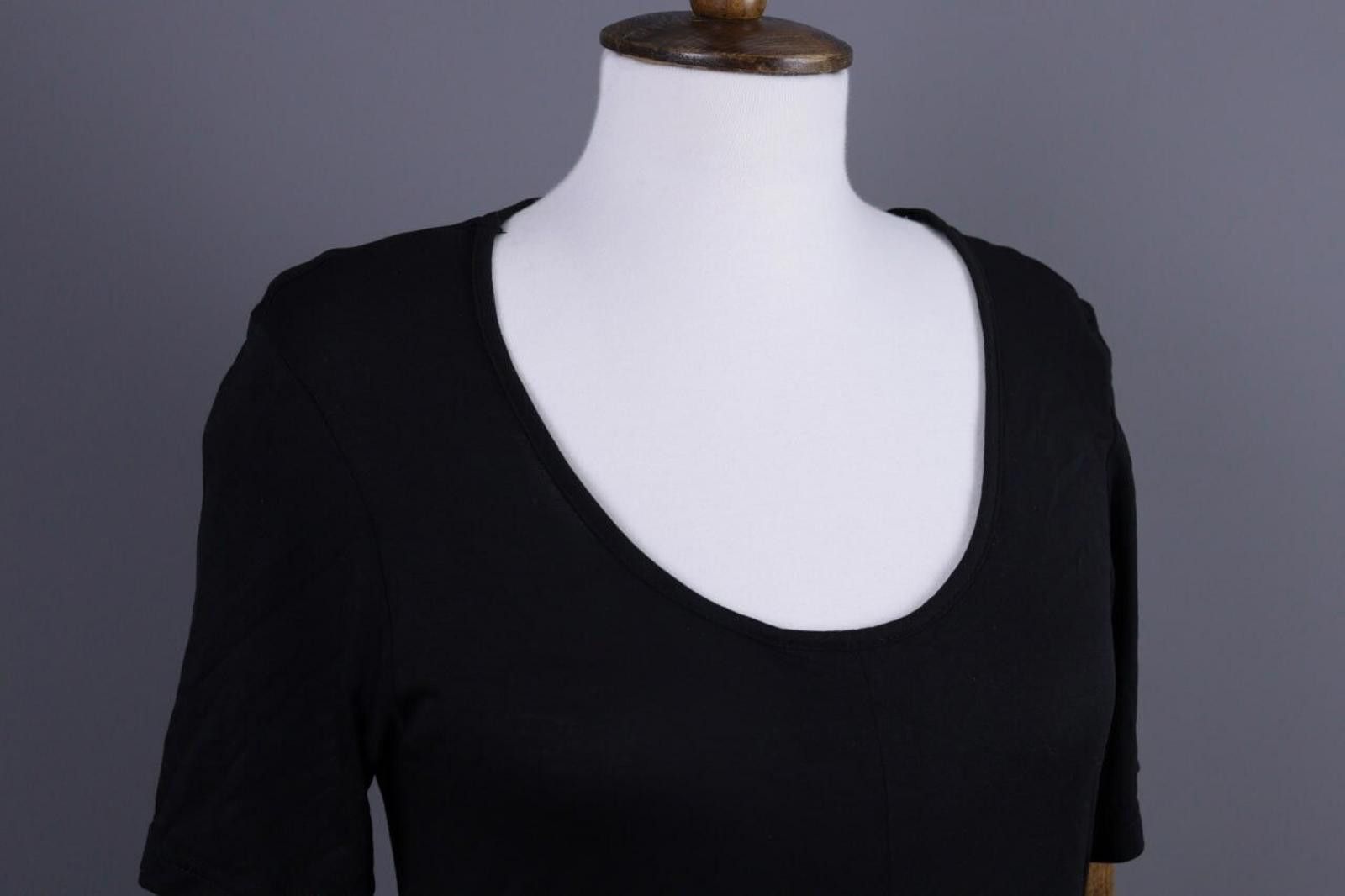 Designer Gudrun Sjoden Black Long Sleeve Scoop Tunic Dress Size M Size M / US 6-8 / IT 42-44 - 4 Thumbnail