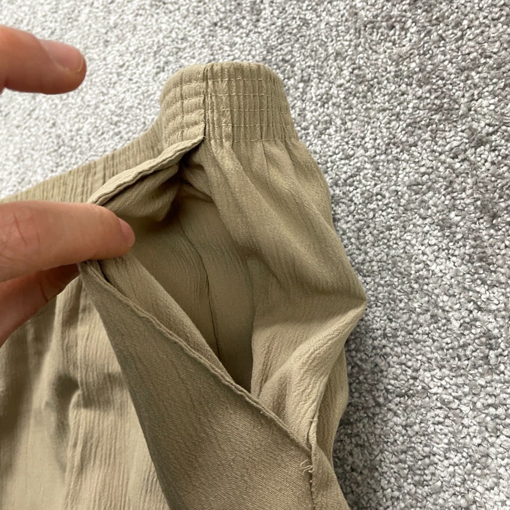 Vintage VINTAGE Briggs New York Pants Womens 22W Brown Elastic Waist Rayon Tapered 34x26 Size 40" / US 18 - 3 Thumbnail