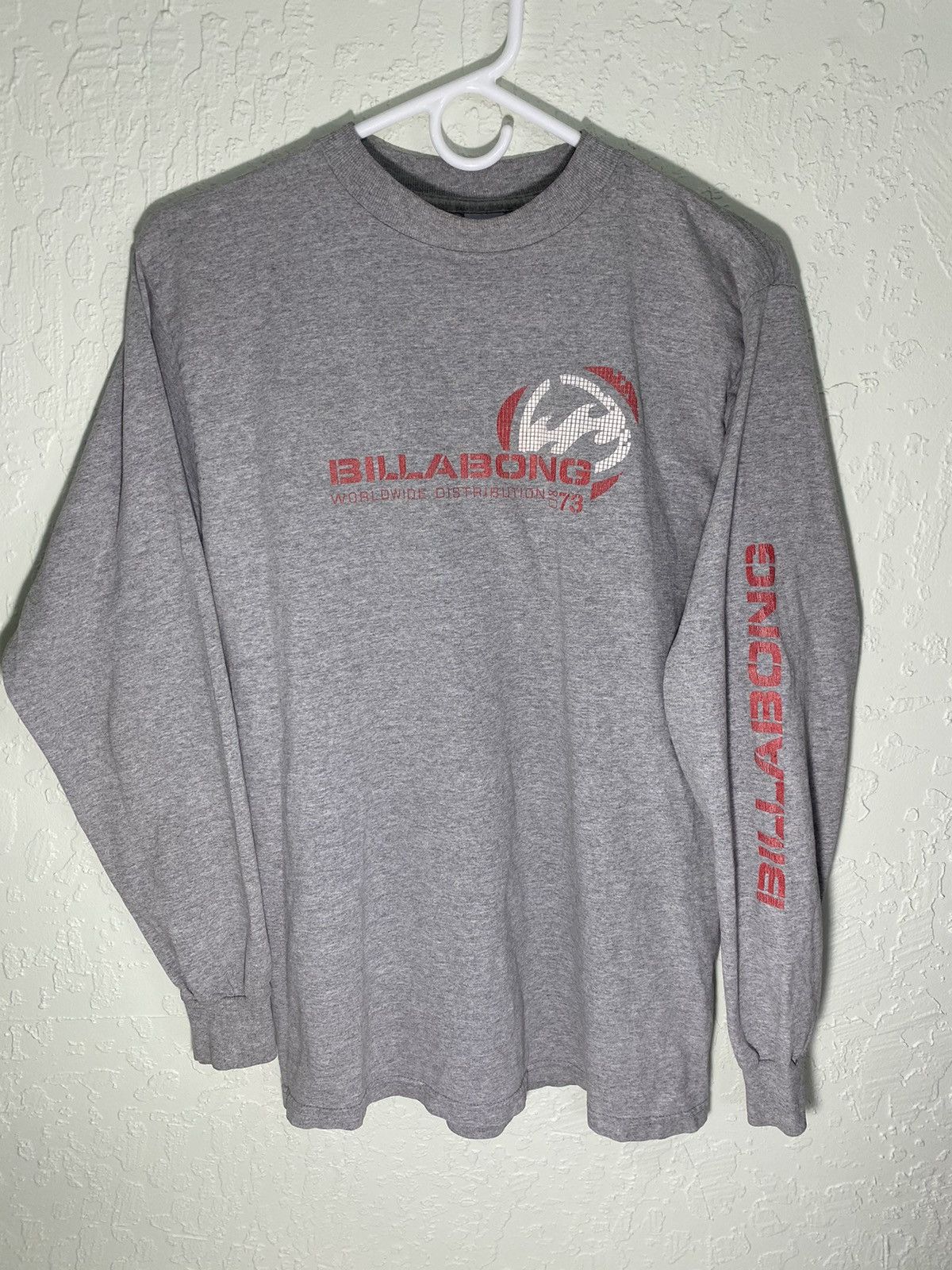 Billabong Vintage Gray Billabong Long Sleeve Size US S / EU 44-46 / 1 - 1 Thumbnail