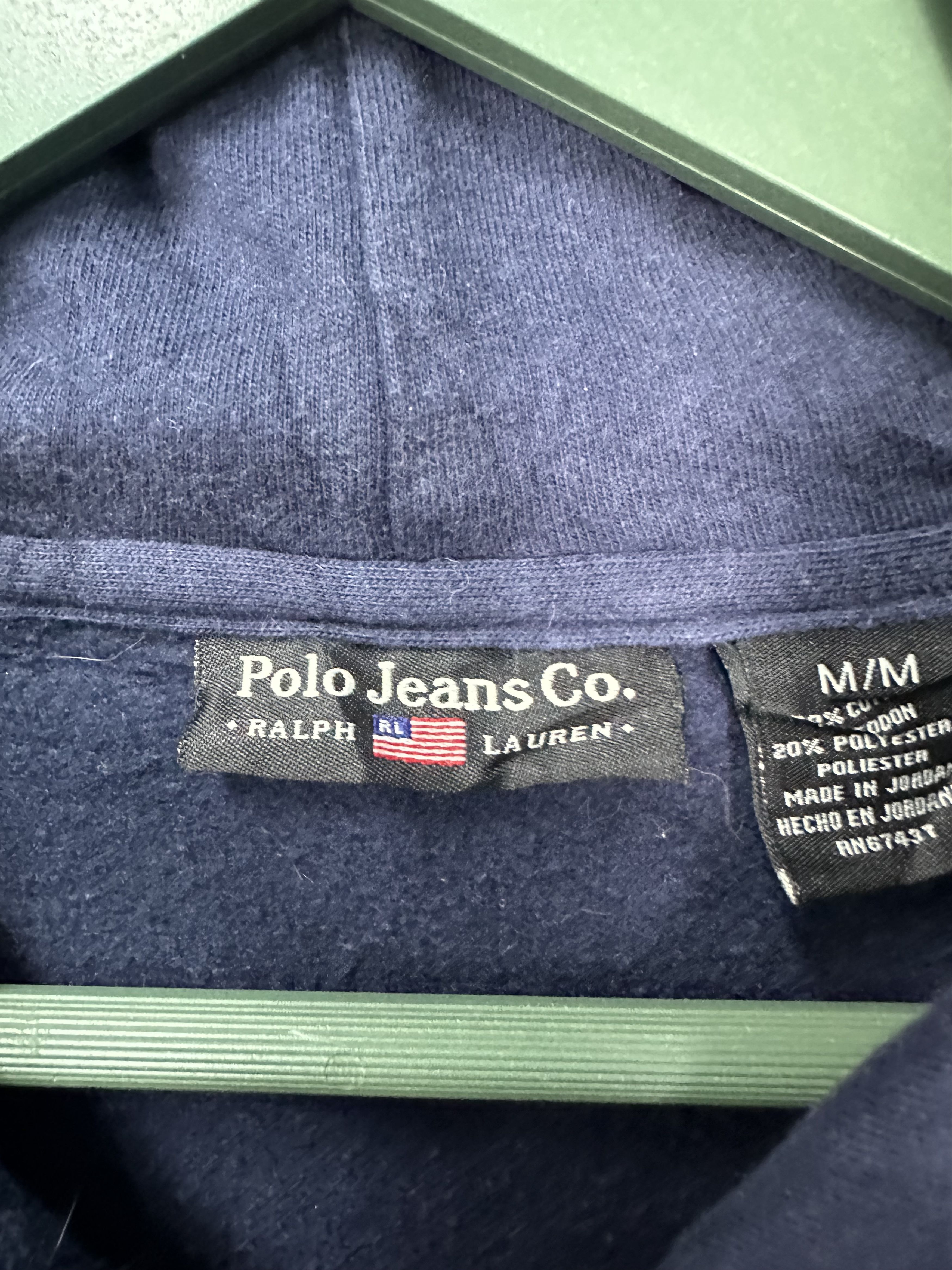 Polo Ralph Lauren Vintage Polo Jeans Ralph Lauren Zipper Hoodie Z438 Size M / US 6-8 / IT 42-44 - 9 Thumbnail