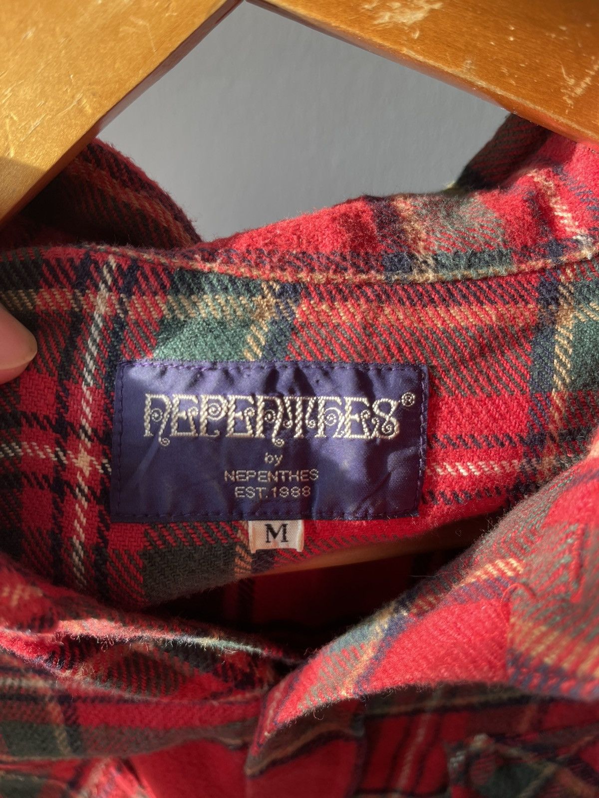 Needles Needless Plaid Tartan Shirt Size US L / EU 52-54 / 3 - 6 Thumbnail