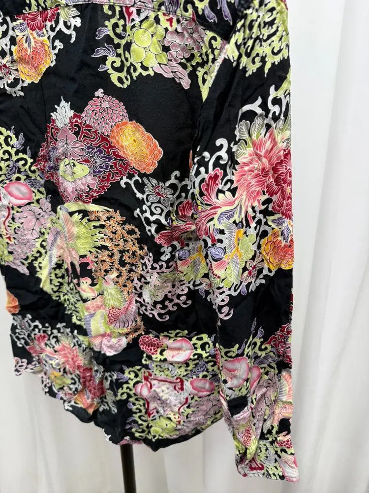 Yohji Yamamoto Sz 3 Yohji Yamamoto Mafia Flower Shirt Size US L / EU 52-54 / 3 - 6 Thumbnail