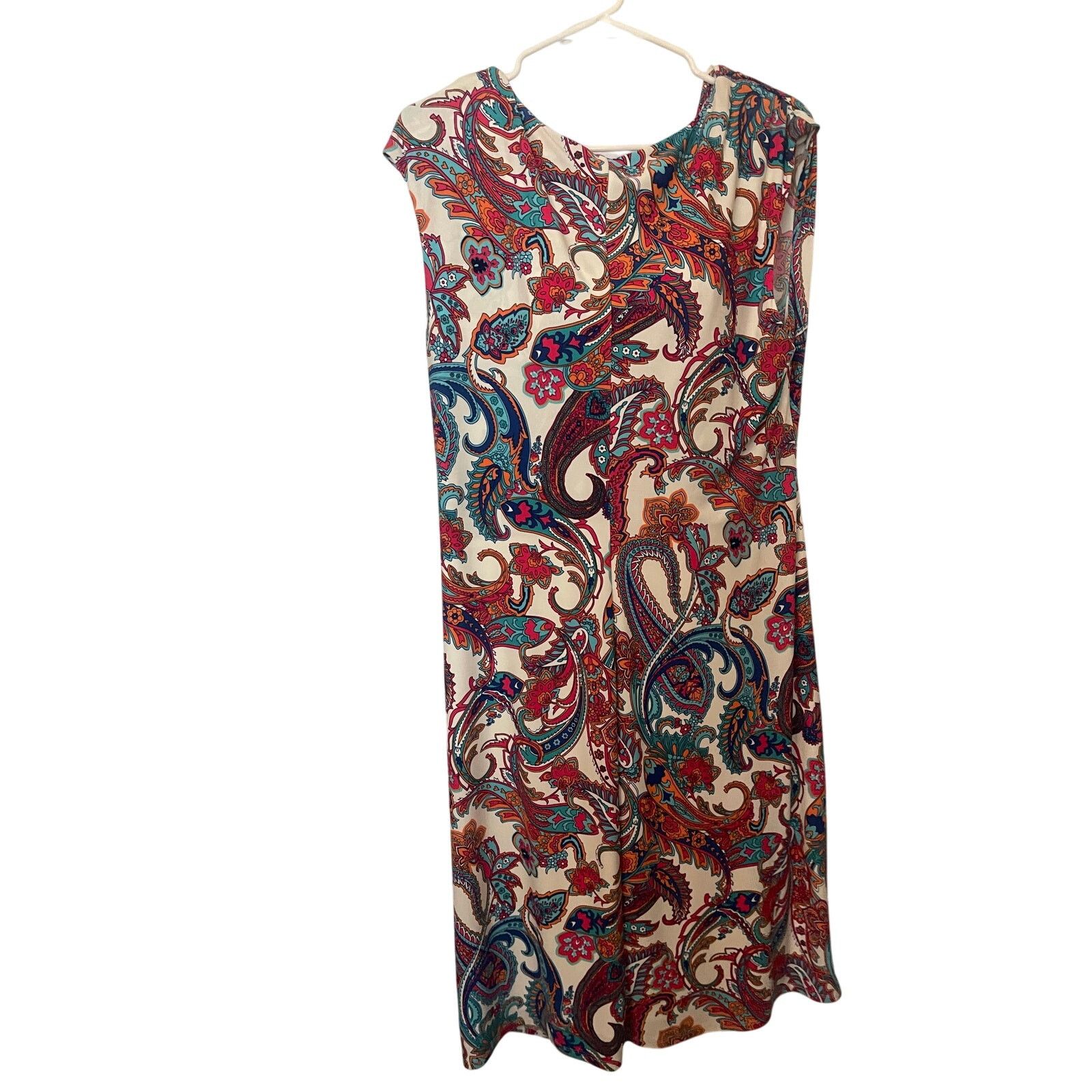 Ralph Lauren Ralph Lauren Paisley Print Dress – Size 14W Size XL / US 12-14 / IT 48-50 - 1 Thumbnail