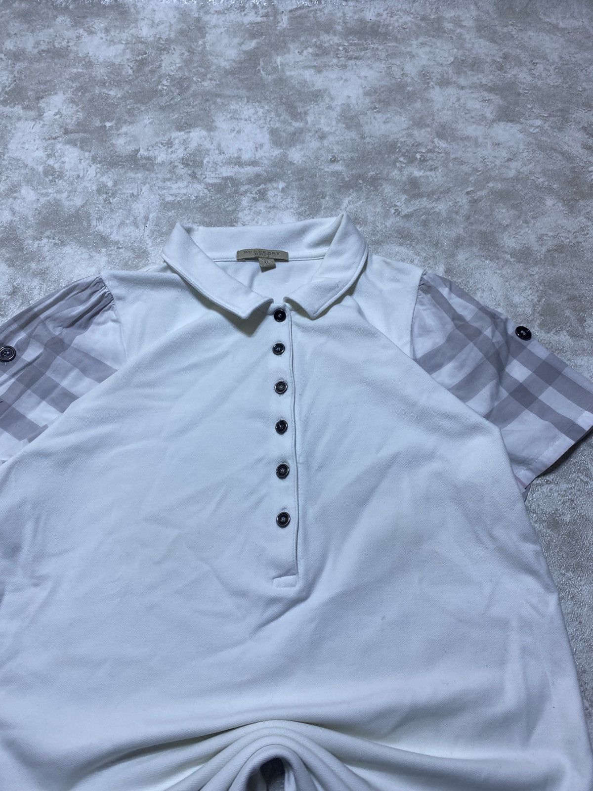 Burberry Crazy Vintage Women’s Polo Burberry Size XL / US 12-14 / IT 48-50 - 4 Thumbnail