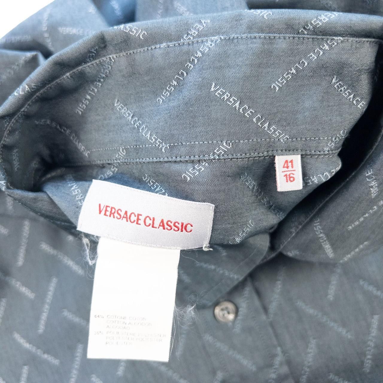 Versace Vintage Versace Monogram Button Up Shirt Size M Size US M / EU 48-50 / 2 - 3 Thumbnail