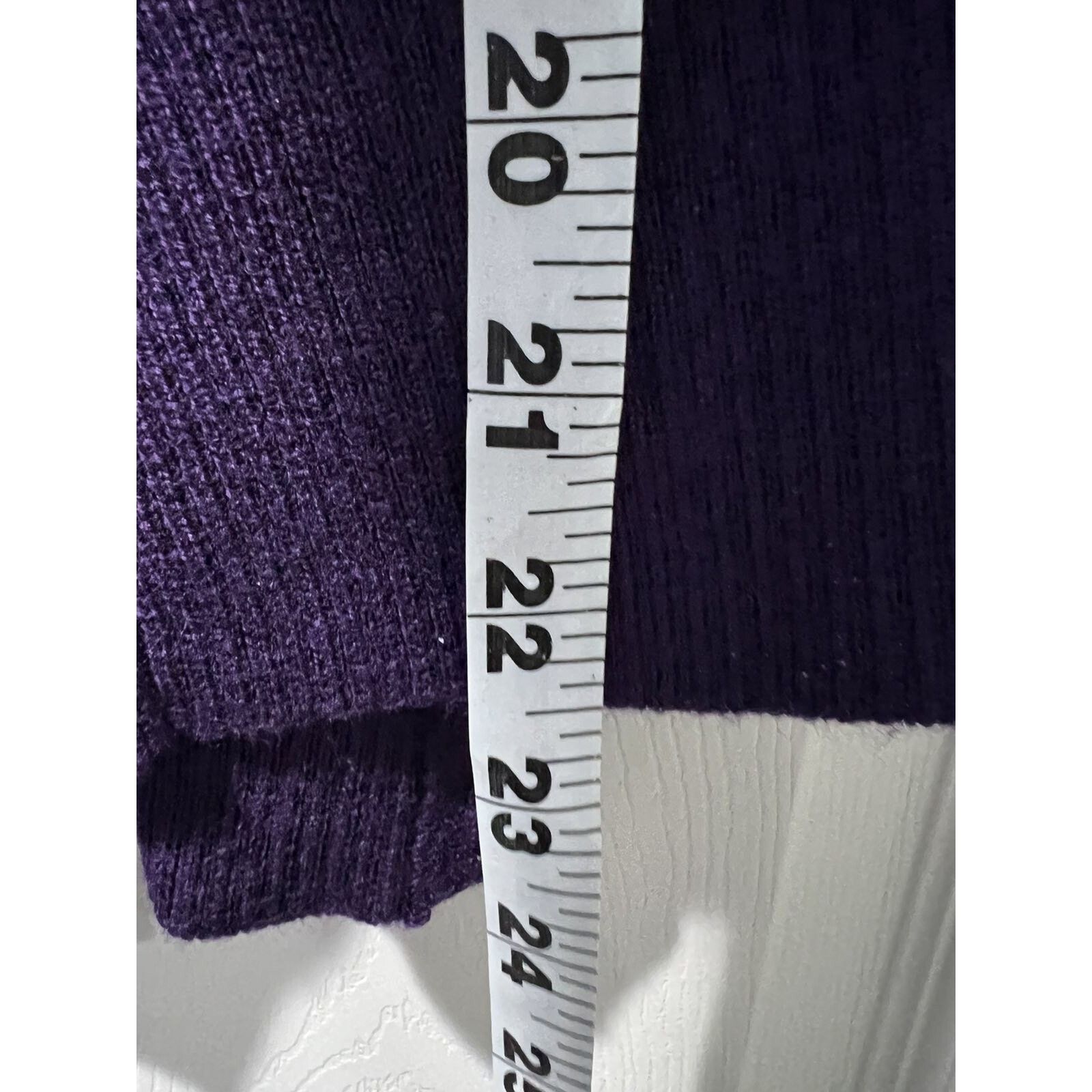 Other Marisa 100% Italian merino cardigan Purple Size M A001376 Size M / US 6-8 / IT 42-44 - 7 Thumbnail