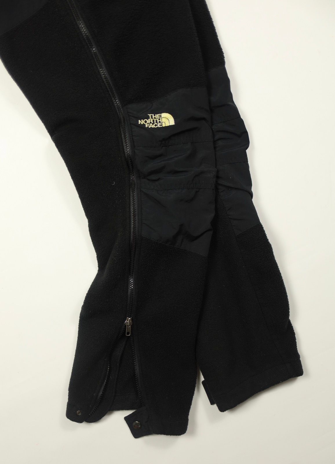 Pre-owned Outdoor Life X The North Face Vintage The North Face Denali Fleece Nylon Track Pants Black (size 30)