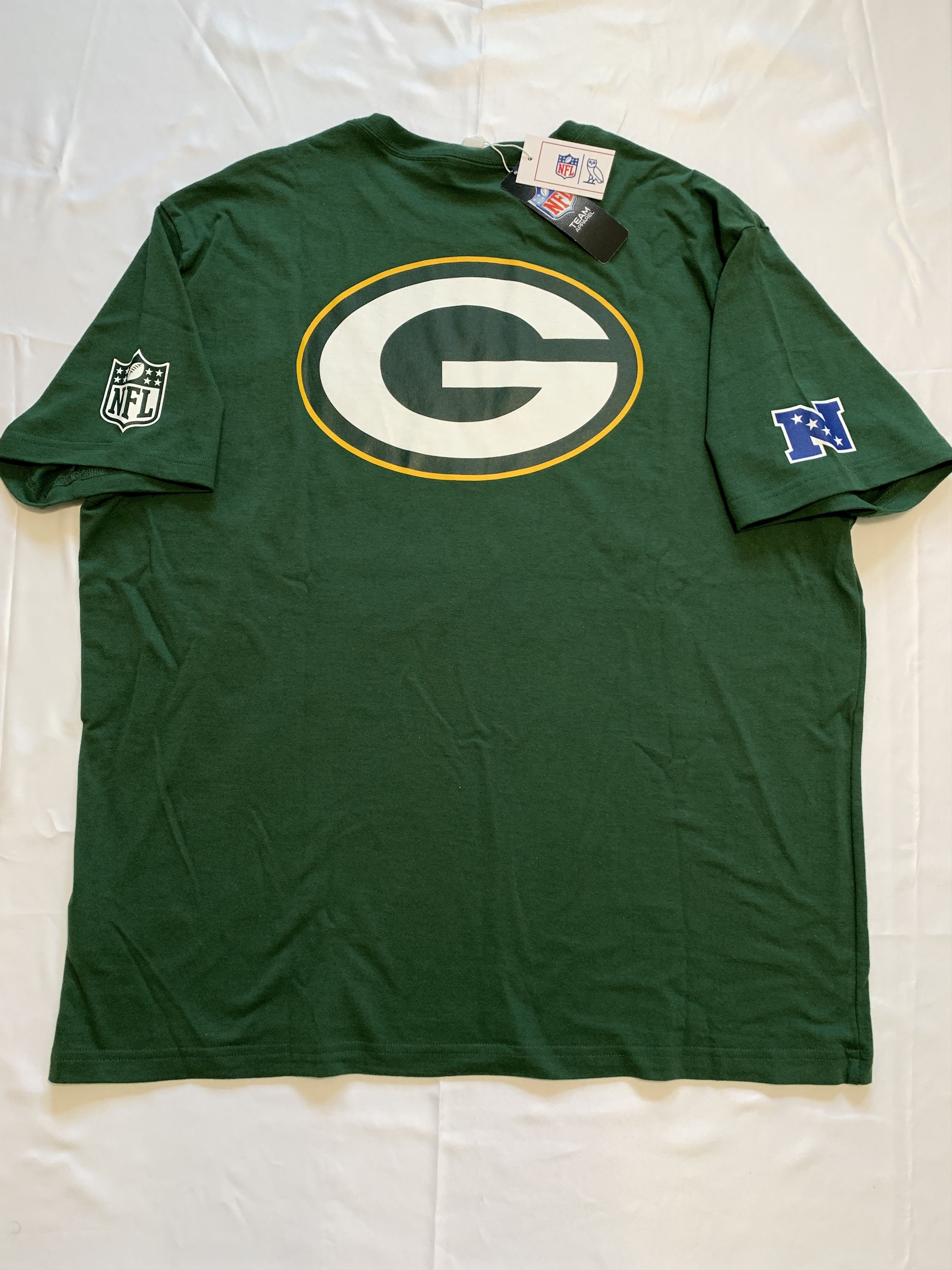Drake *RARE* OVO x NFL Green Bay Packers OG Owl T-Shirt Size US XXL / EU 58 / 5 - 9 Thumbnail