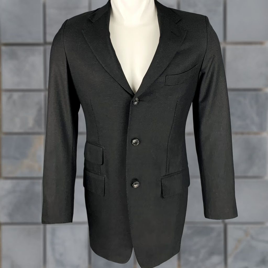 Tom Ford TOM FORD Grey Wool Peak Lapel Sport Coat 38 Mens Size US XXS / EU 40 - 1 Thumbnail