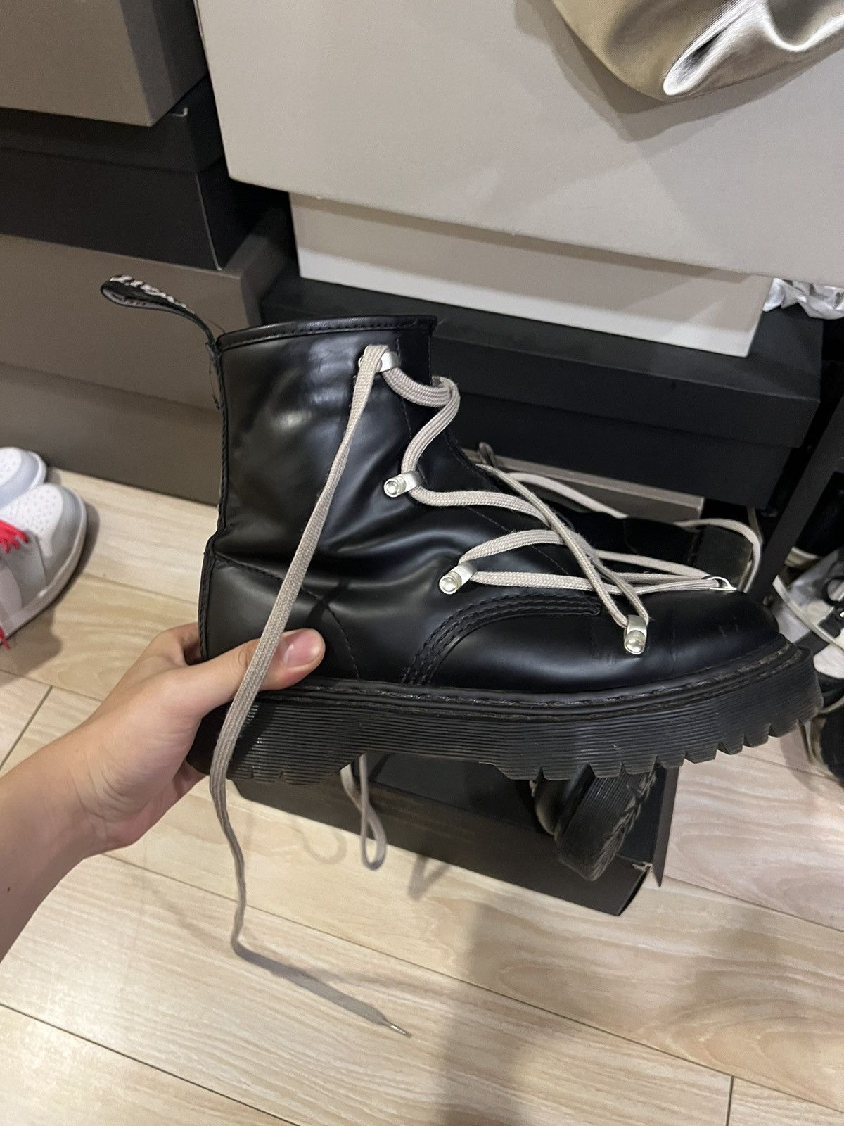 Rick Owens Rick Owens dr.martens OG bex boots Size US 8 / EU 41 - 2 Thumbnail