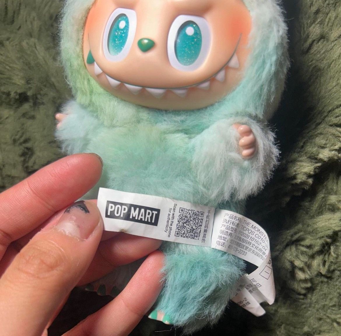 Other Authentic Popmart Big into Energy Labubu Serenity Monster Size ONE SIZE - 6 Thumbnail