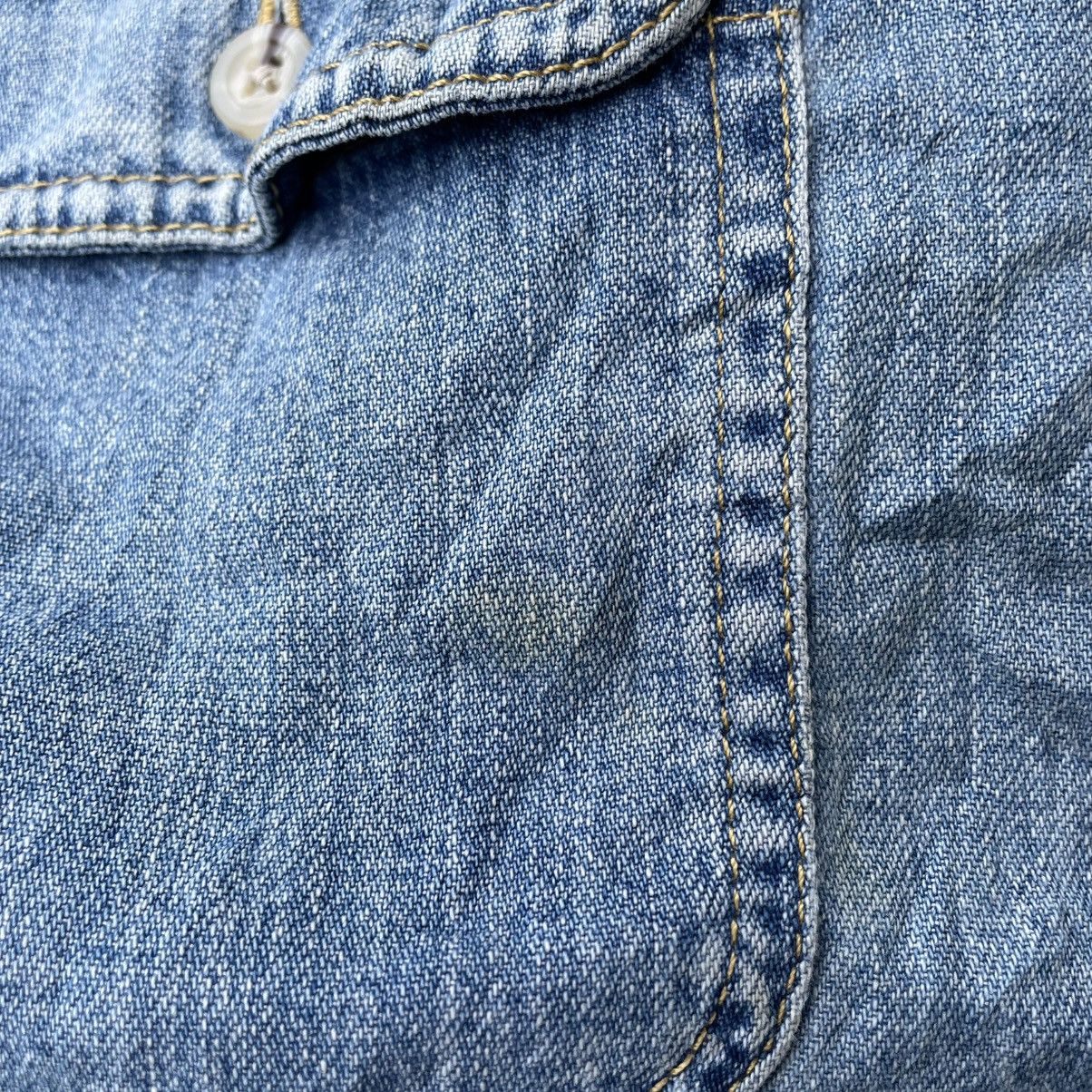 Levi's Vintage Clothing 🔥Vtg Levis Stoned Washed Double Pocket Women Buttons Shirts Size M / US 6-8 / IT 42-44 - 11 Thumbnail