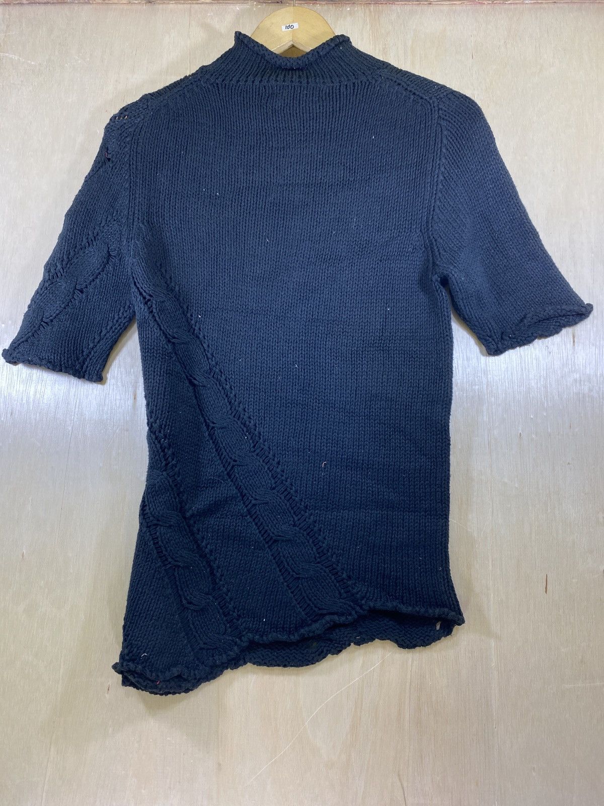 Yohji Yamamoto yyph assymetric short sleev knitwear Size US S / EU 44-46 / 1 - 2 Thumbnail