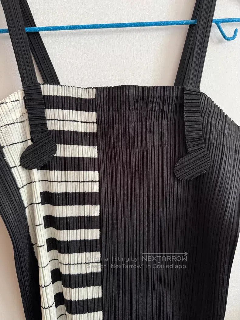 Issey Miyake Issey Miyake Piano key camisole long top Size L / US 10 / IT 46 - 2 Thumbnail