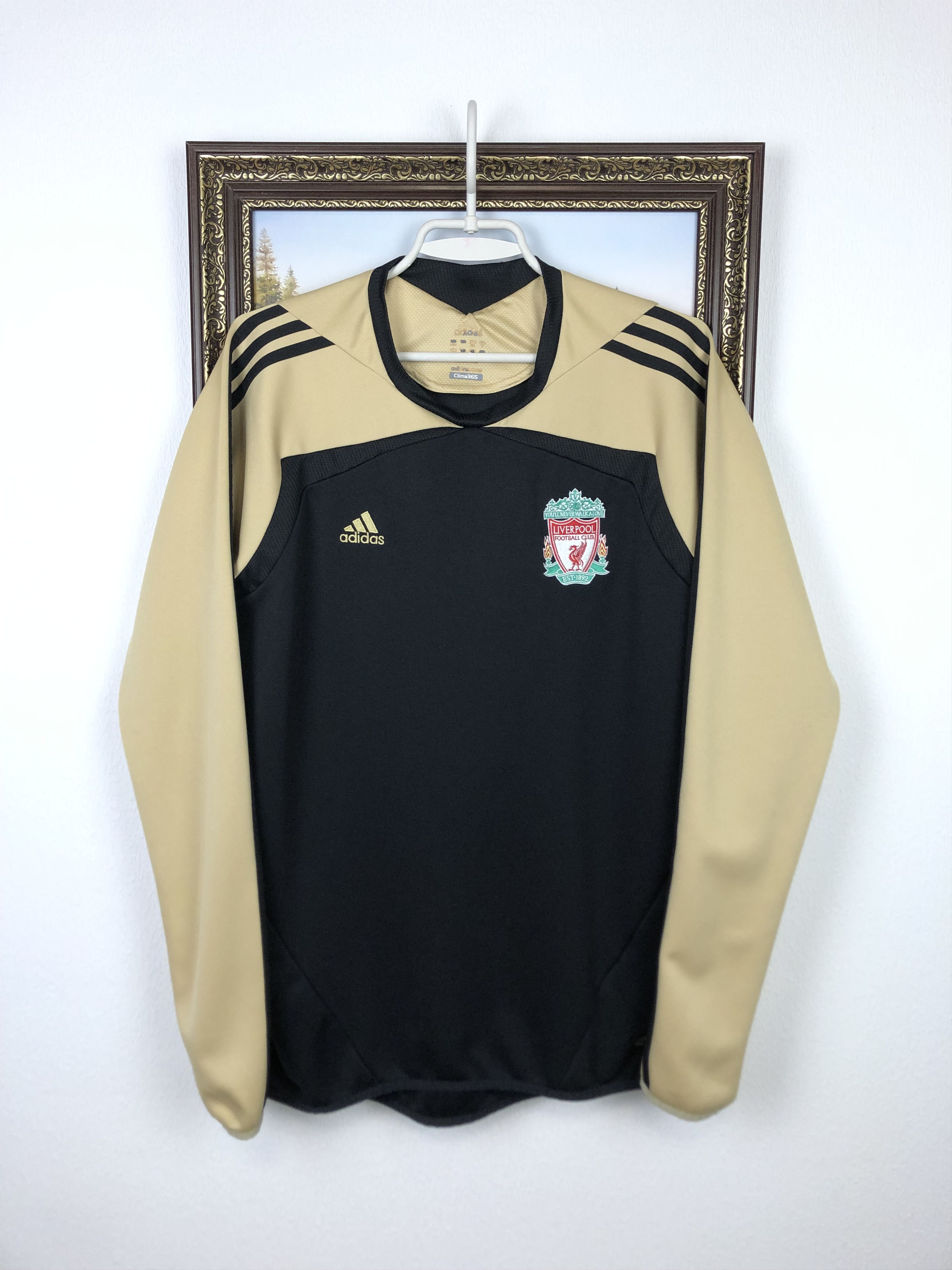 Adidas Vintage Adidas Liverpool Football Train Sweatshirt Track Top Size US M / EU 48-50 / 2 - 1 Thumbnail