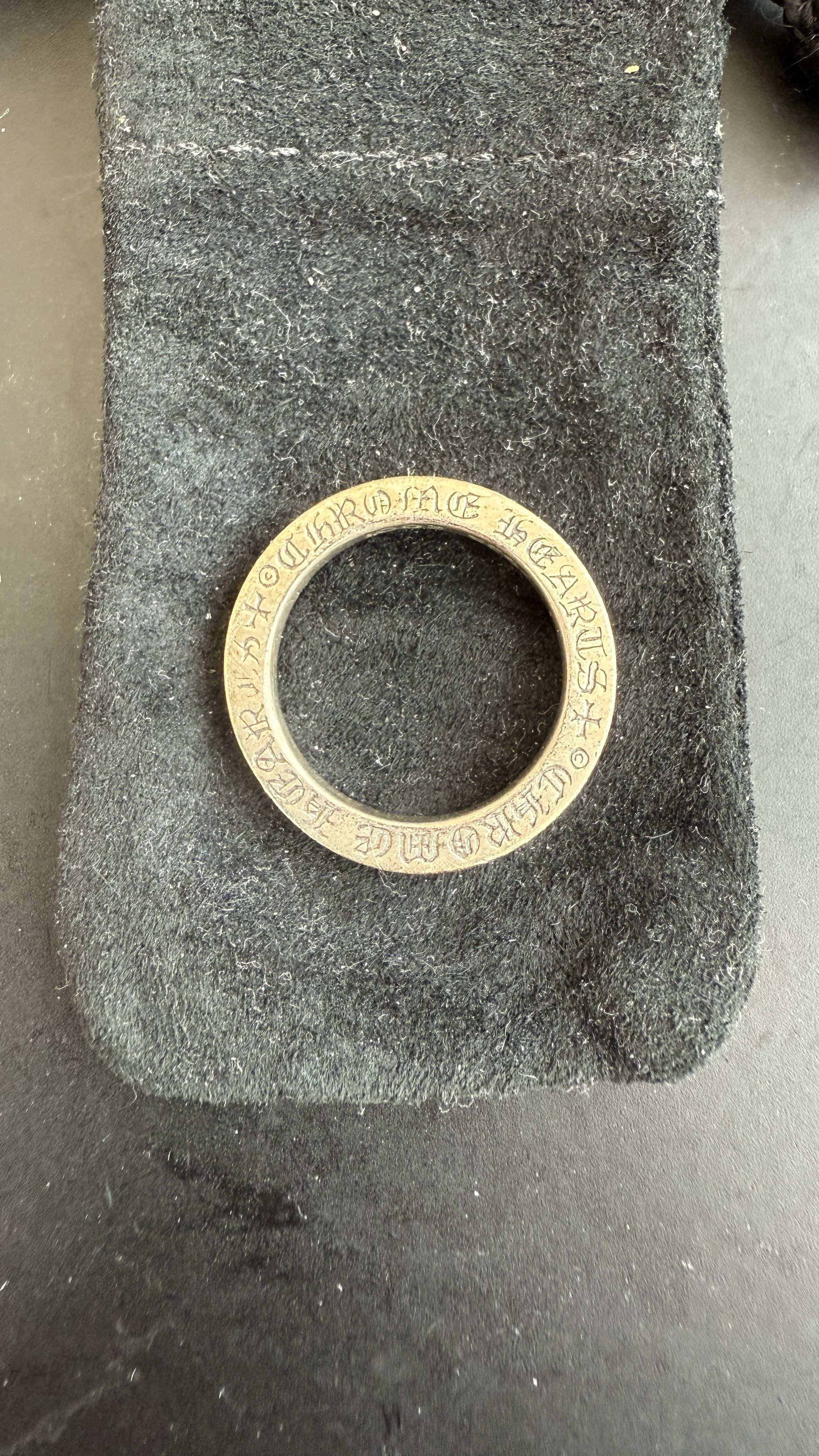 Chrome Hearts Chrome Hearts 3mm Spacer Ring Silver Size ONE SIZE - 1 Thumbnail