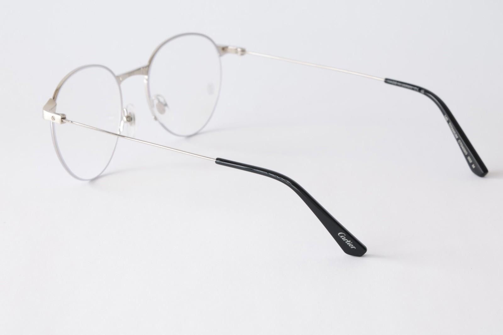 Cartier New Cartier eyewear optical eyeglasses CT0405O 002 silver Size ONE SIZE - 5 Thumbnail