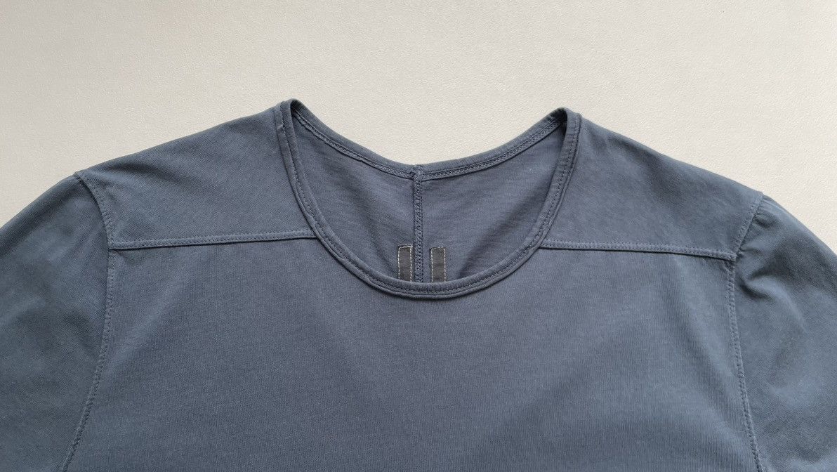 Rick Owens Drkshdw Blue ‘Patch Detail’ Level T Shirt Size US M / EU 48-50 / 2 - 3 Thumbnail