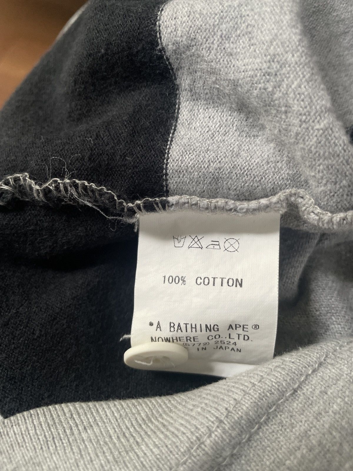 Bape Bape milo gray striped polos Size US S / EU 44-46 / 1 - 6 Thumbnail