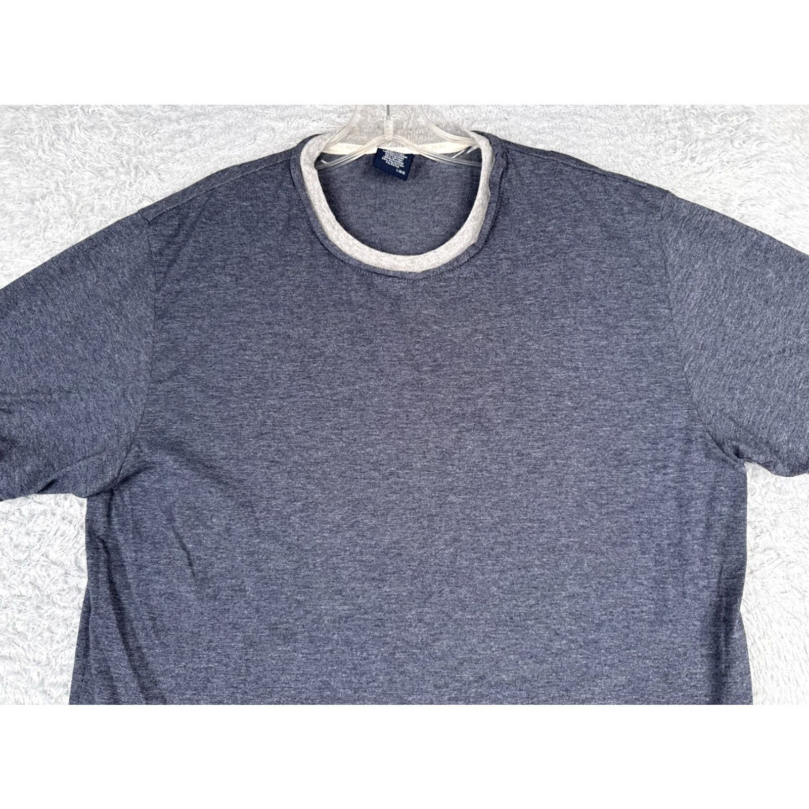 Tommy Hilfiger Tommy Hilfiger Jeans Shirt Adult Large Blue Short Sleeve Crew Neck Cotton Blend Logo Tee 90s American Mens Size US L / EU 52-54 / 3 - 4 Thumbnail