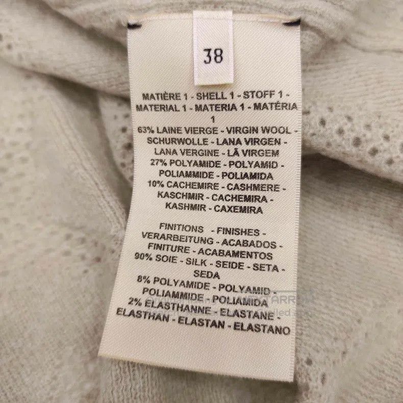 Hermes Hermes Khaki green wool and cashmere knitted cardigan jack Size XS / US 0-2 / IT 36-38 - 5 Thumbnail